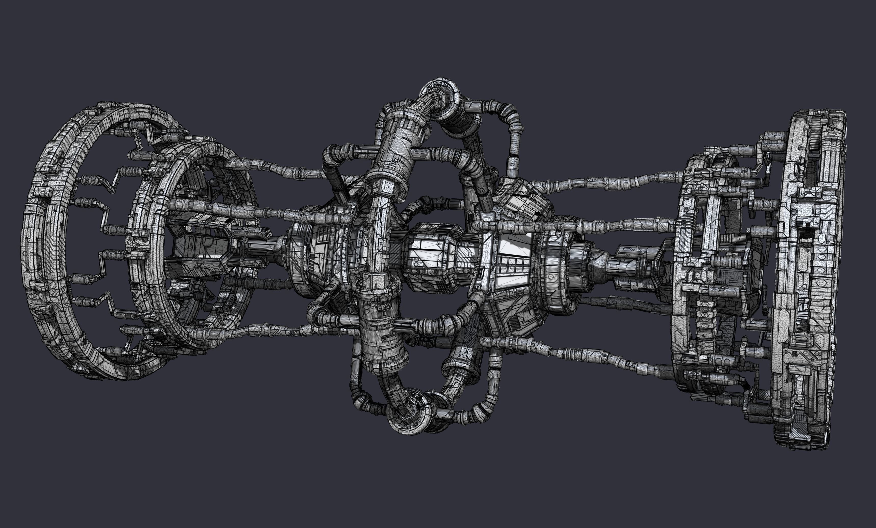 space equipment node 00230 3D model_3