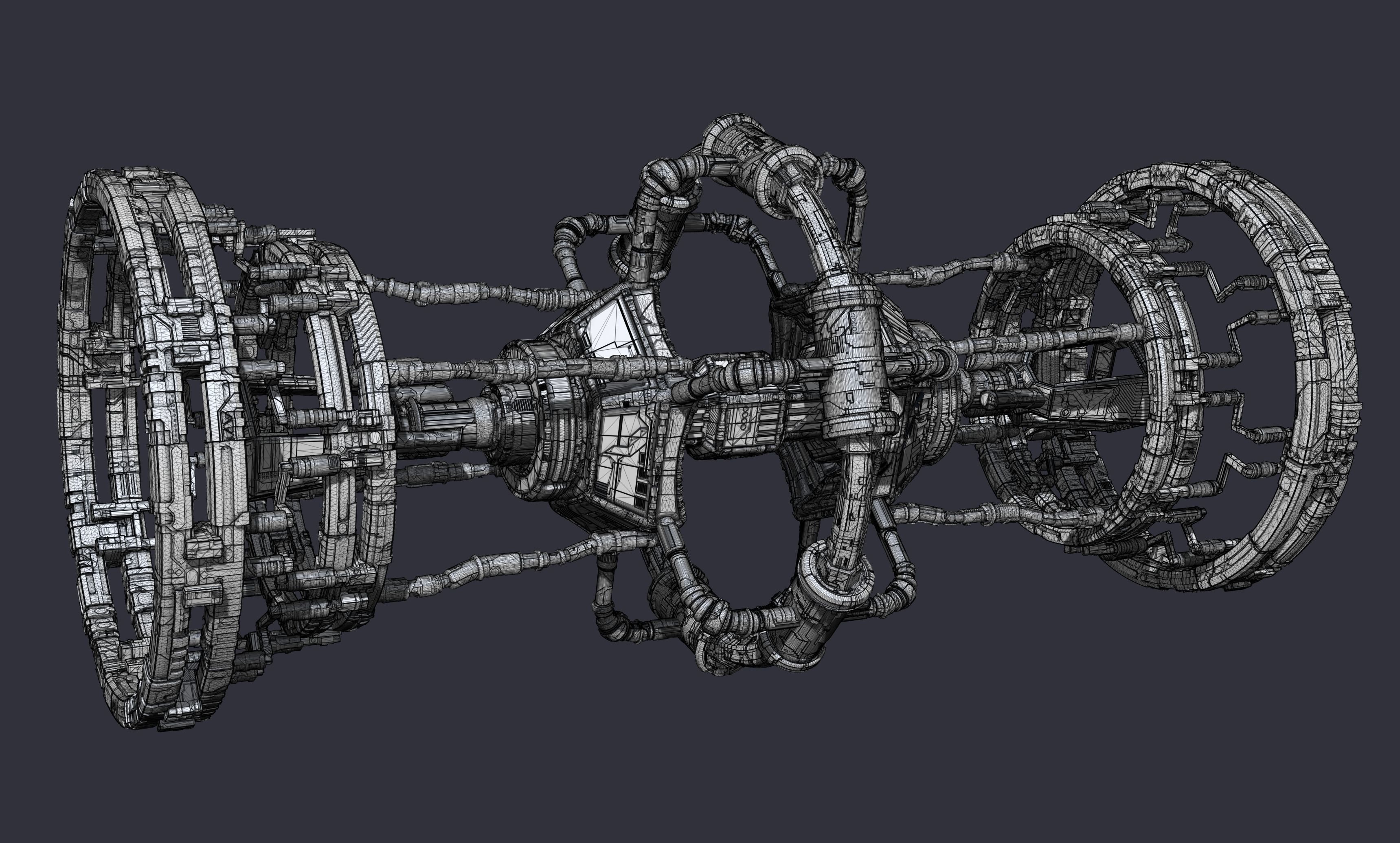 space equipment node 00230 3D model_6