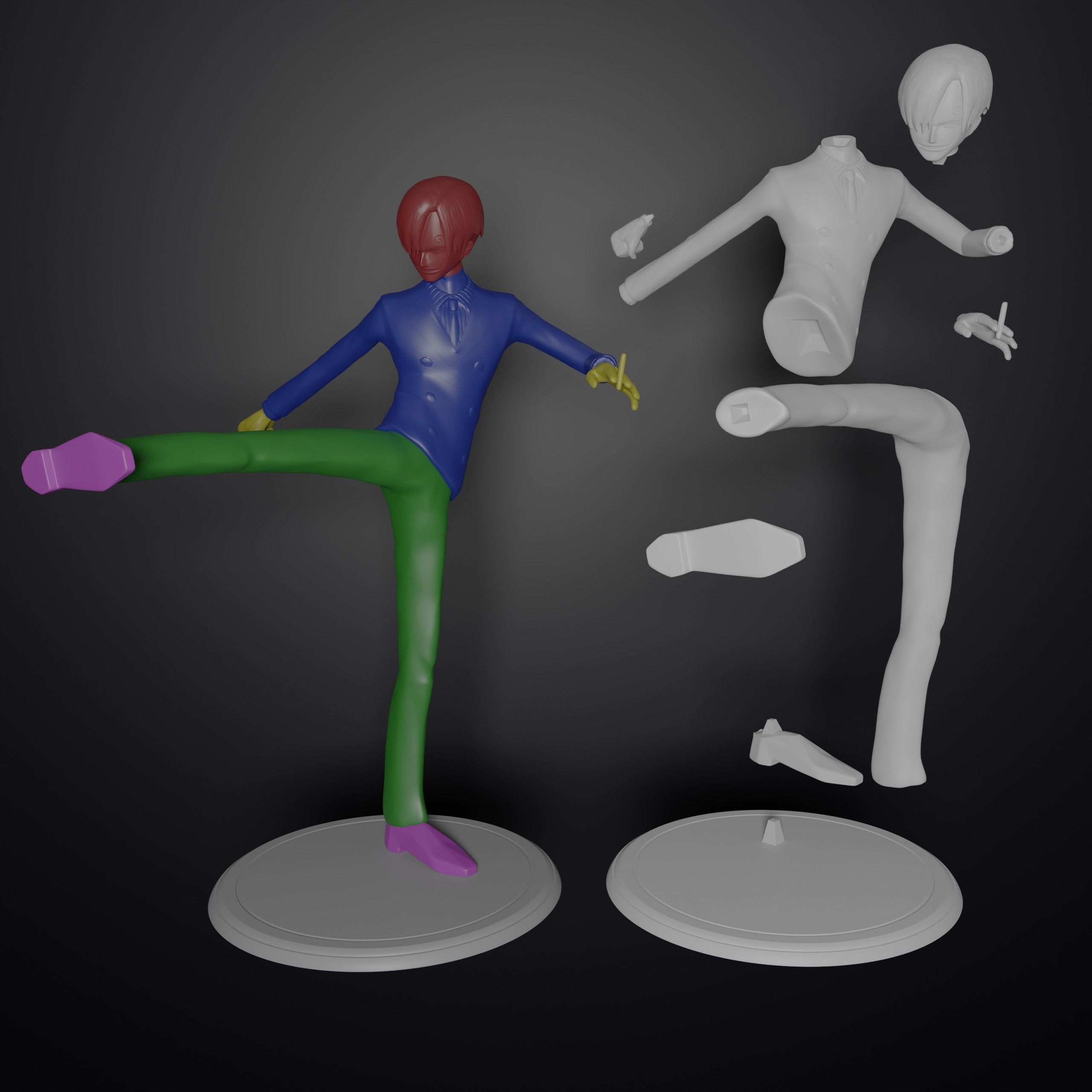 Vinsmoke Sanji 3D print model_12