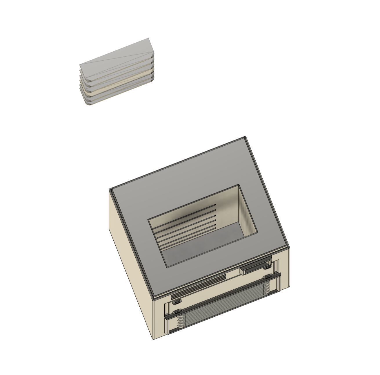 Drinks Dispencer 1-64 scale for diorama 3D print model_7