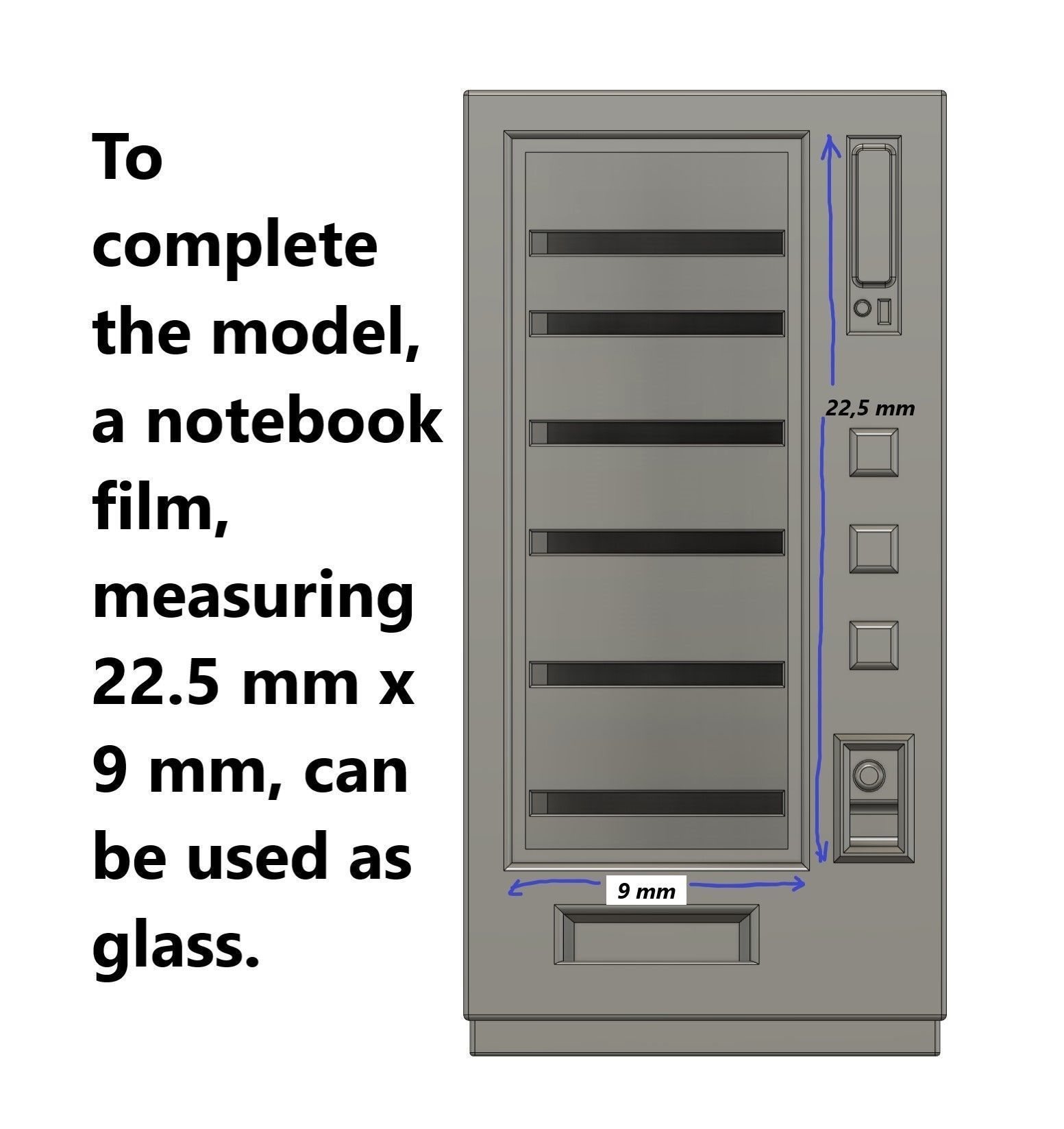 Drinks Dispencer 1-64 scale for diorama 3D print model_10