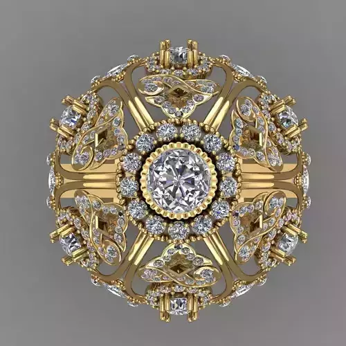 women Wedding Ring 3d print model 