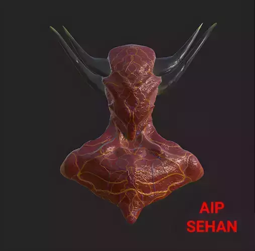 Realistic Demon a High-Quality Rigged 3D Model with PBR Textures