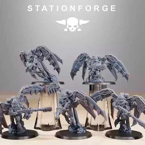Scavenger Strikers 10 minis 3D print model