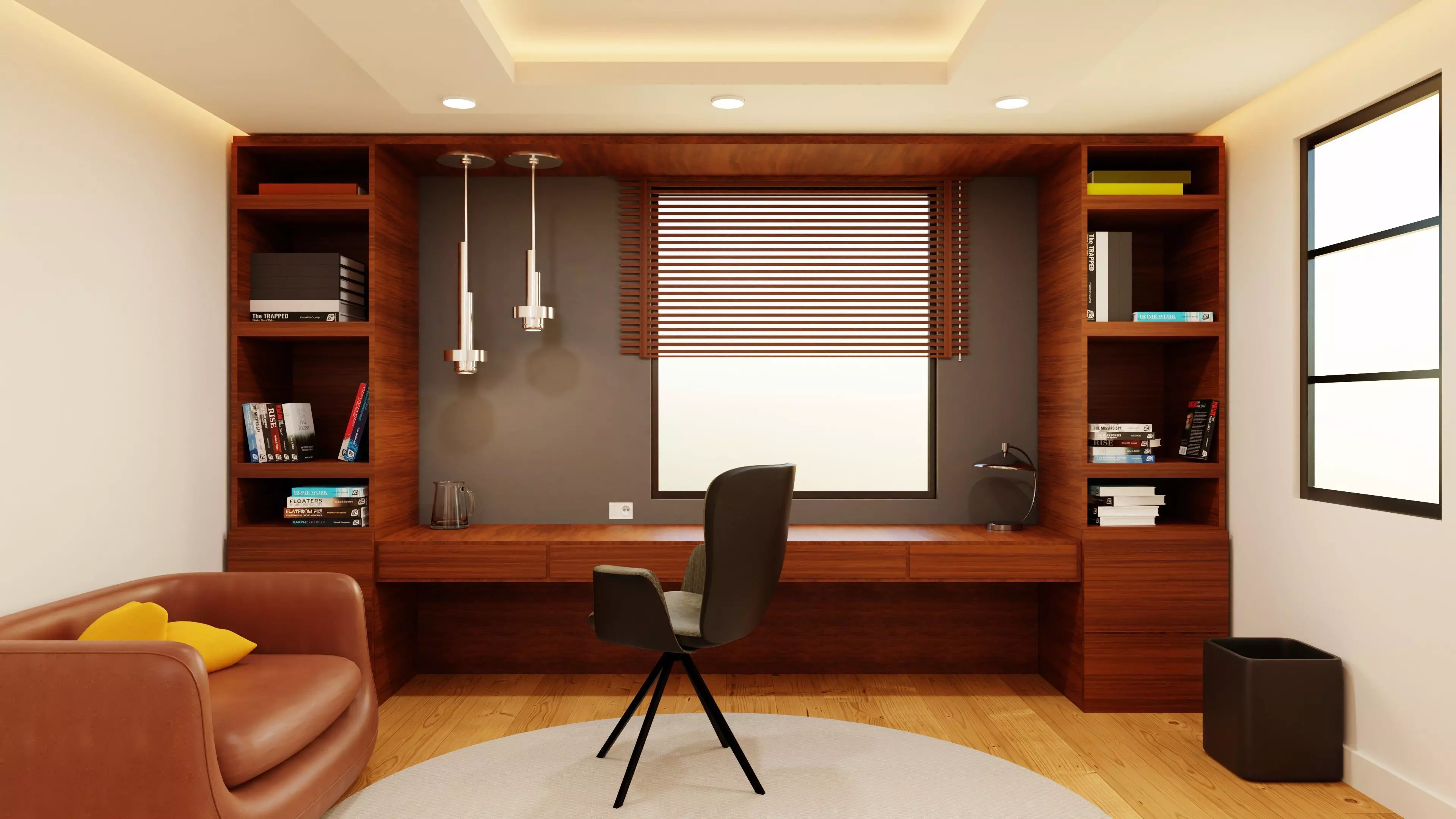 Home Office Interior Design 3D model