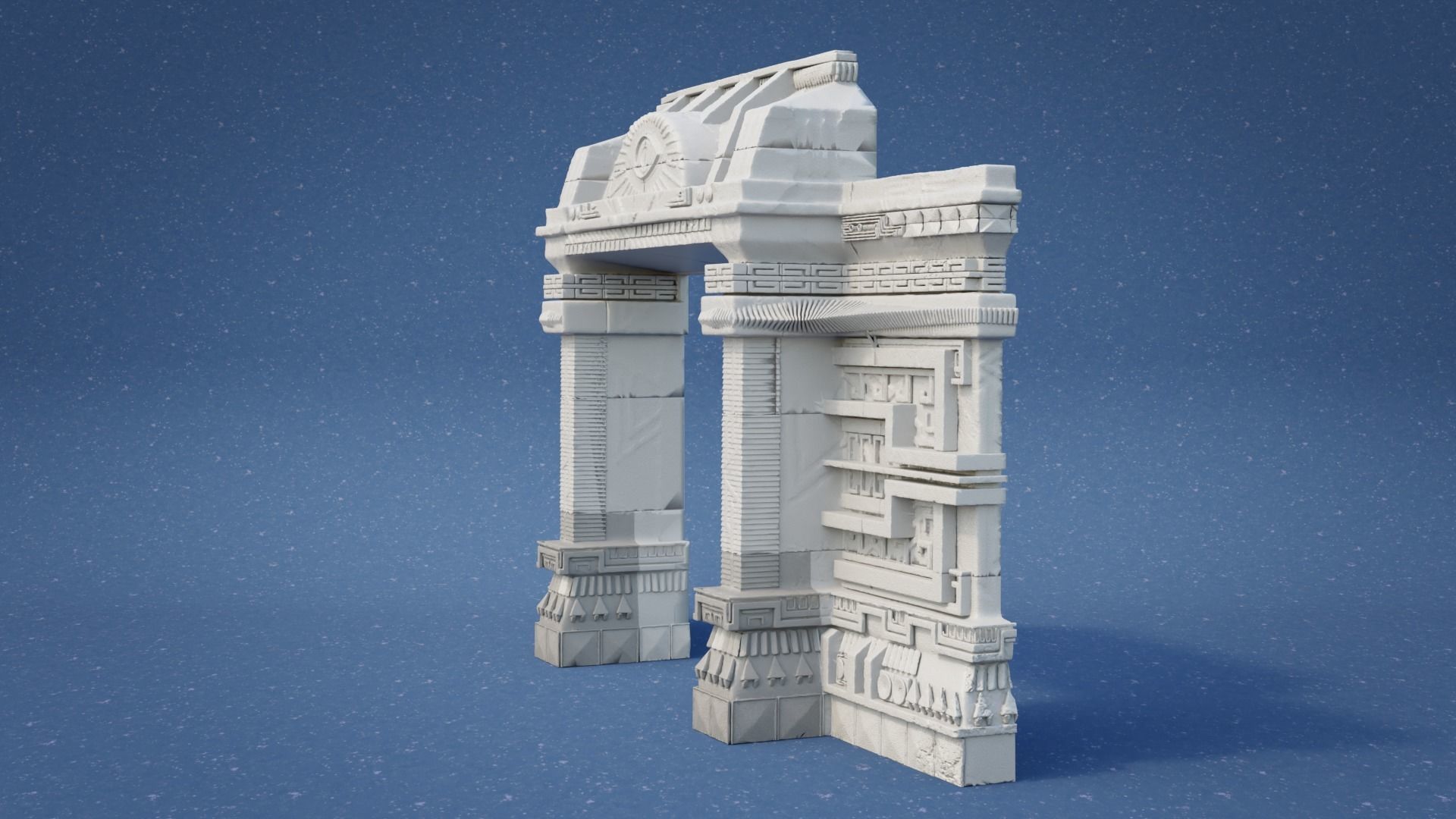 Aztec Archway 3D print model_3