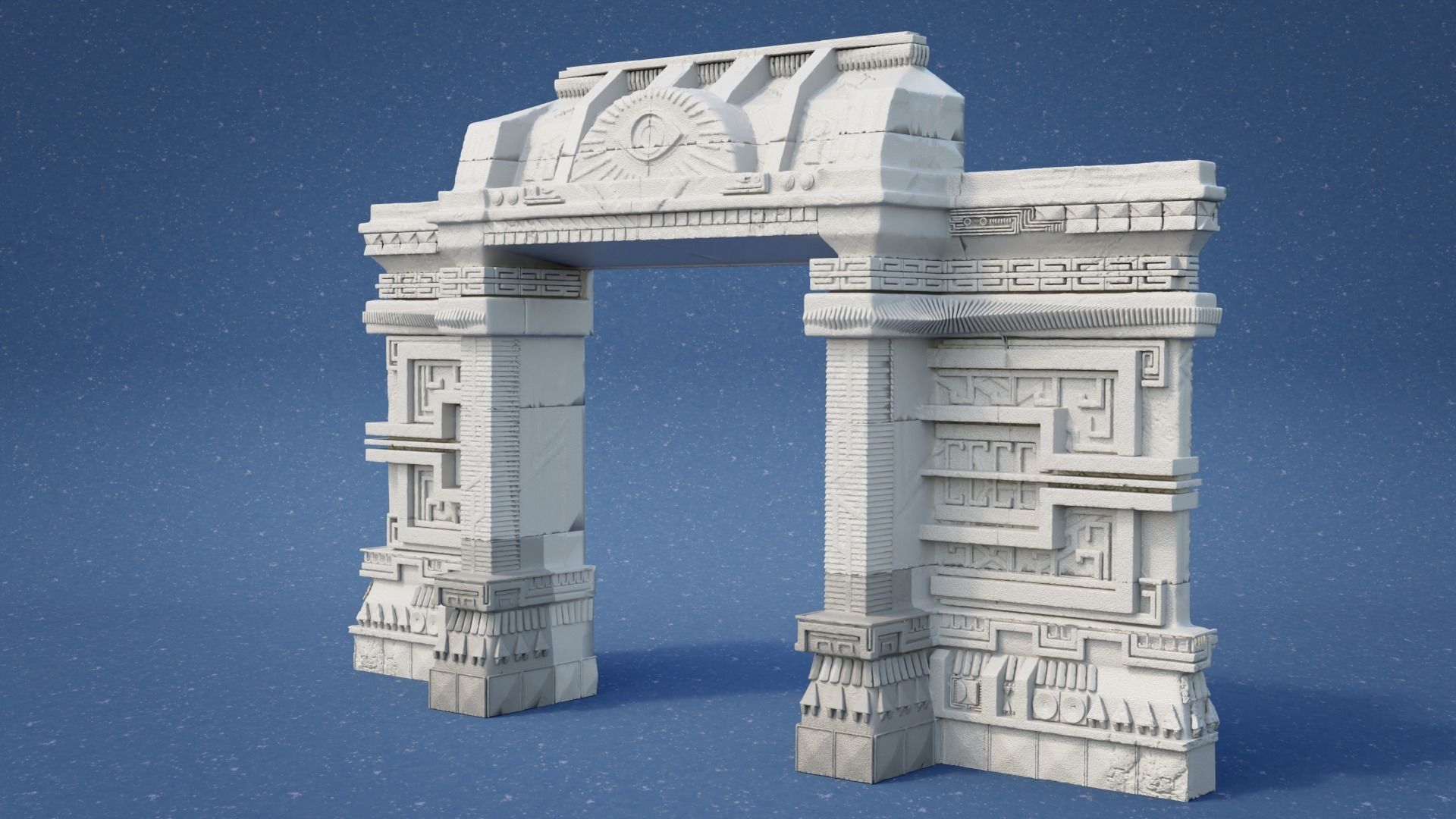 Aztec Archway 3D print model_1