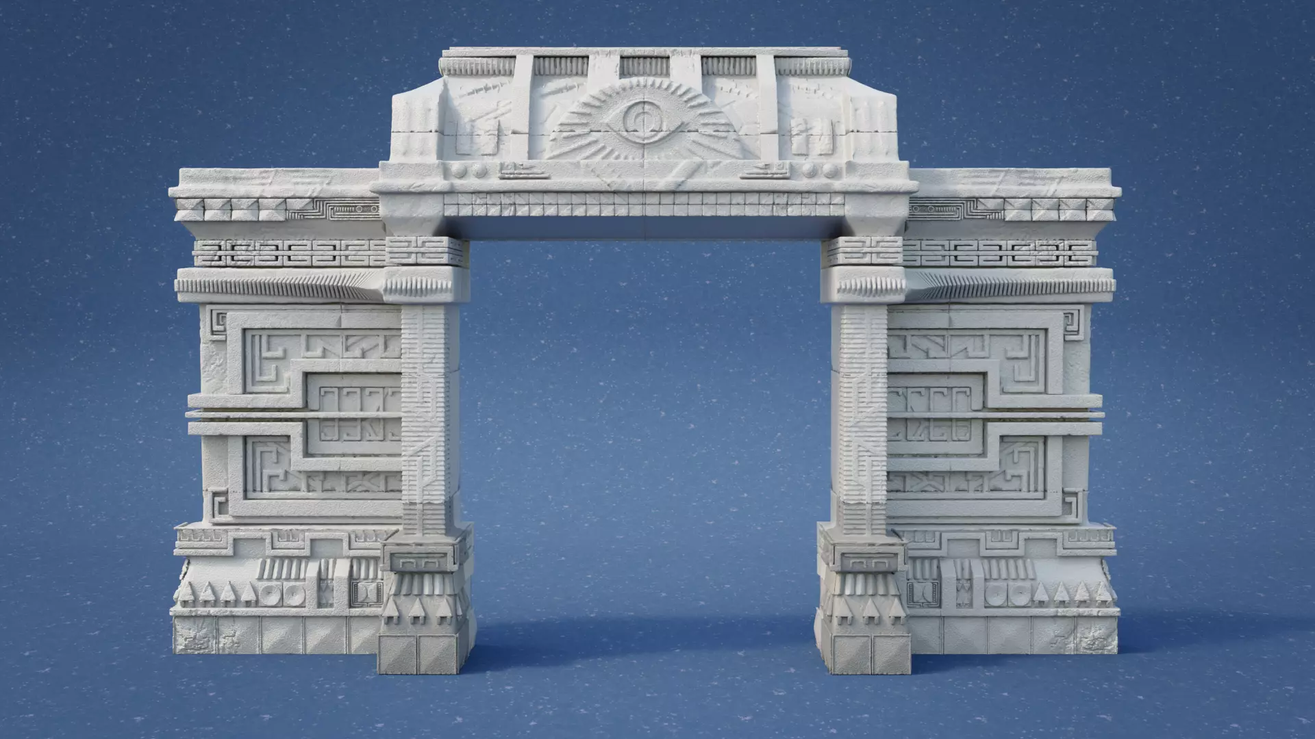Aztec Archway 3D print model_0