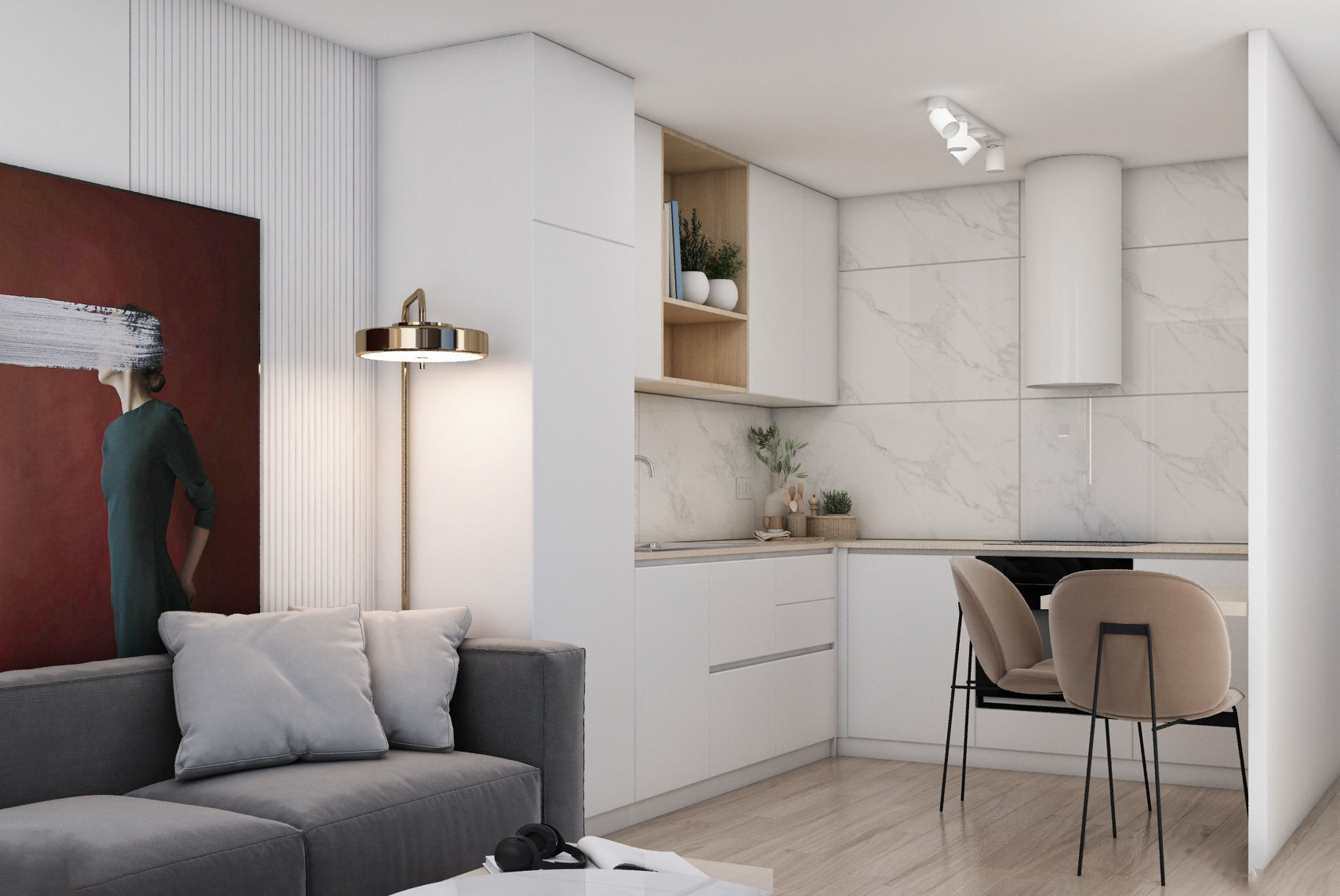 Modern Container House - Tiny House 3D model_2