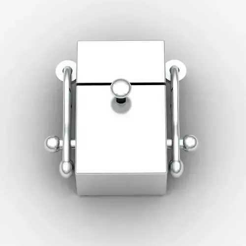 Open box lock 01 3D print model