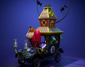 Penelope Pitstop 3D model 3D printable | CGTrader