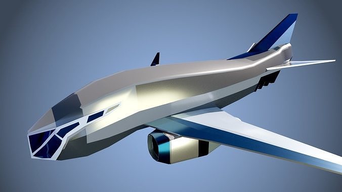 Futuristic Nasa Cargo plane 3D model