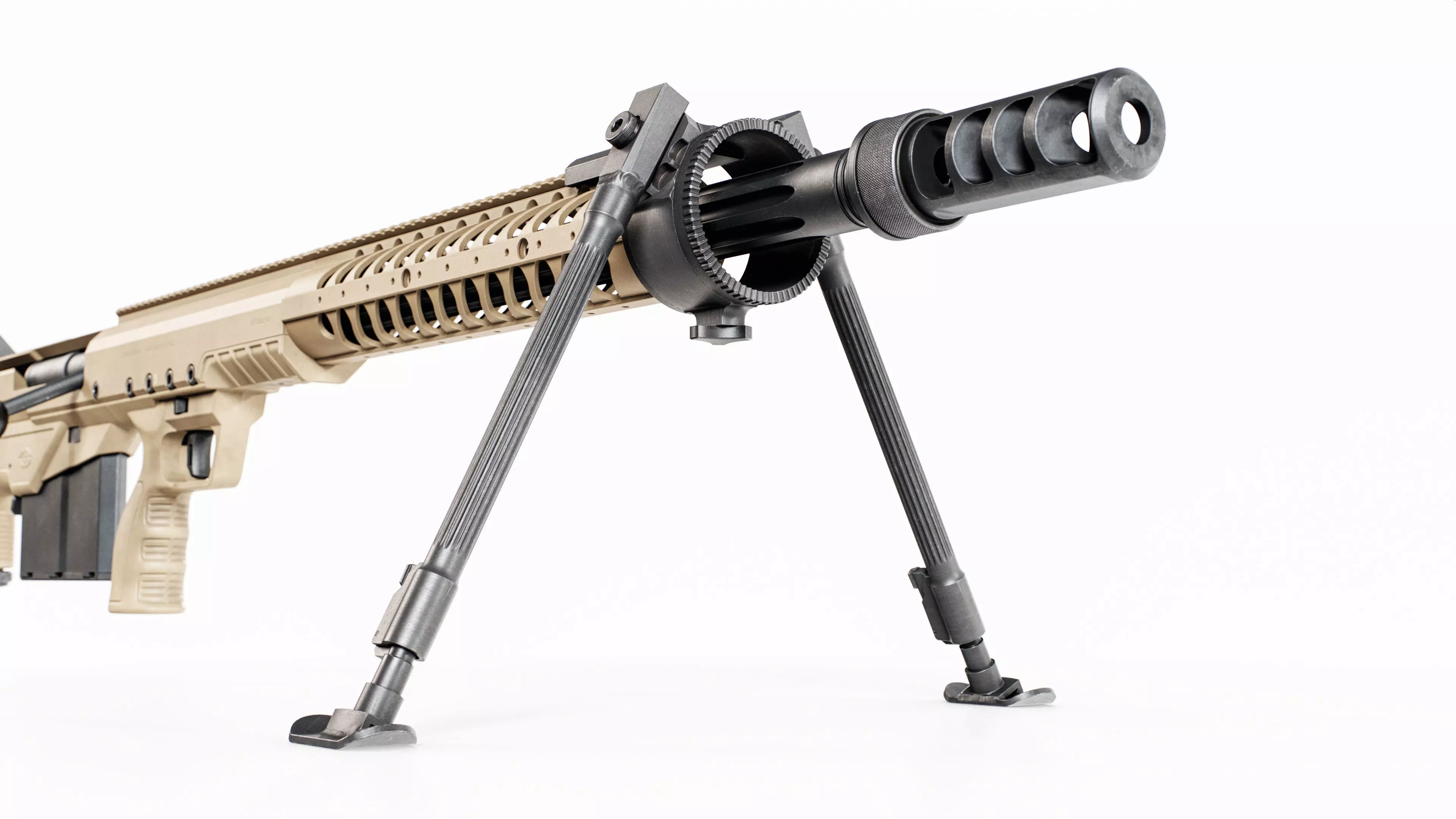 Elite Iron Revolution Steel 50 Cal Bipod Low-poly 3D model