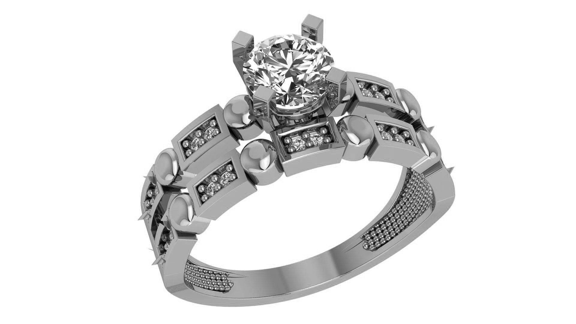 Bridal Set 3dm stl renders details 3D print model_2