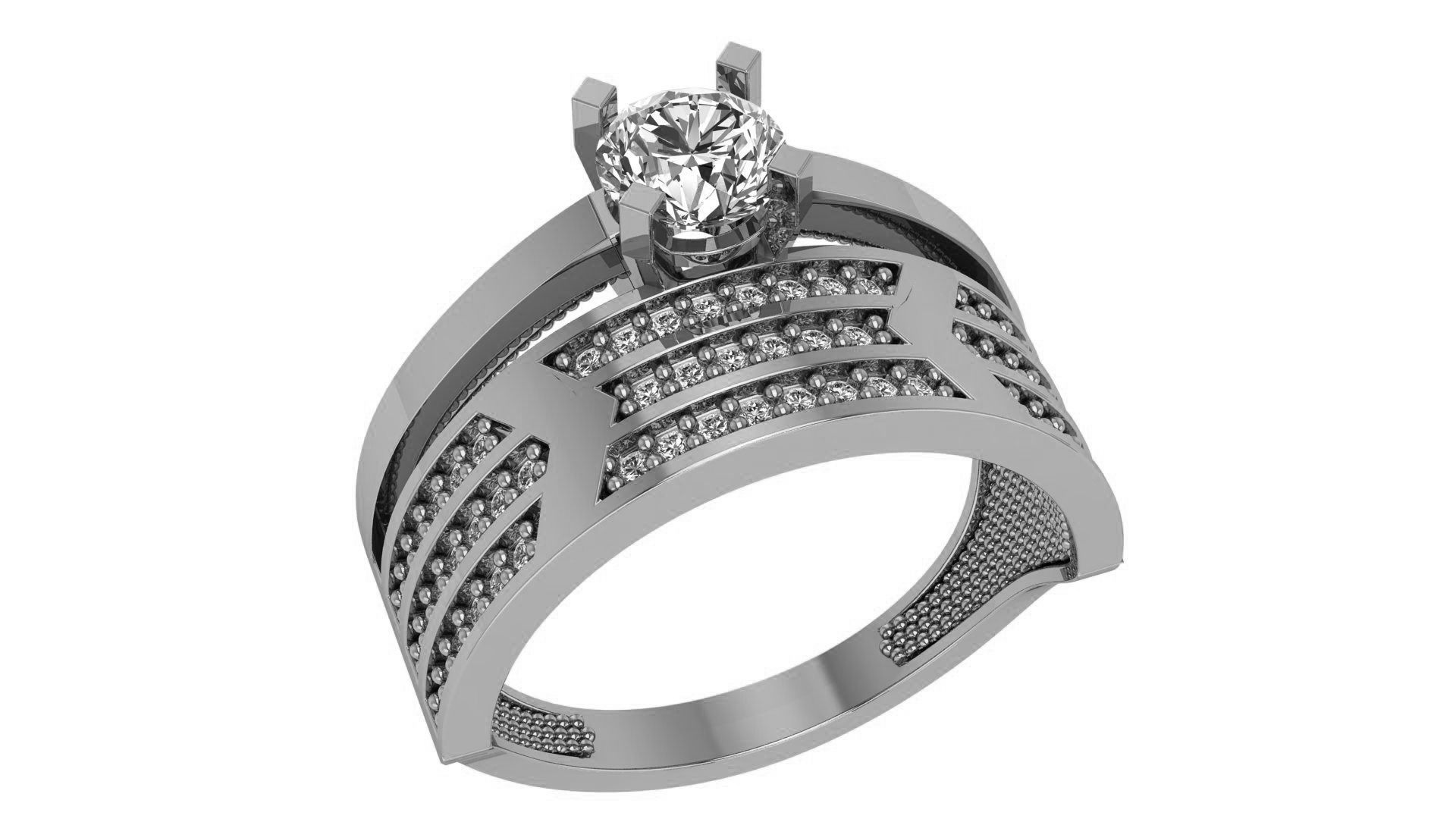 Bridal Set 3dm stl renders details  3D print model_2