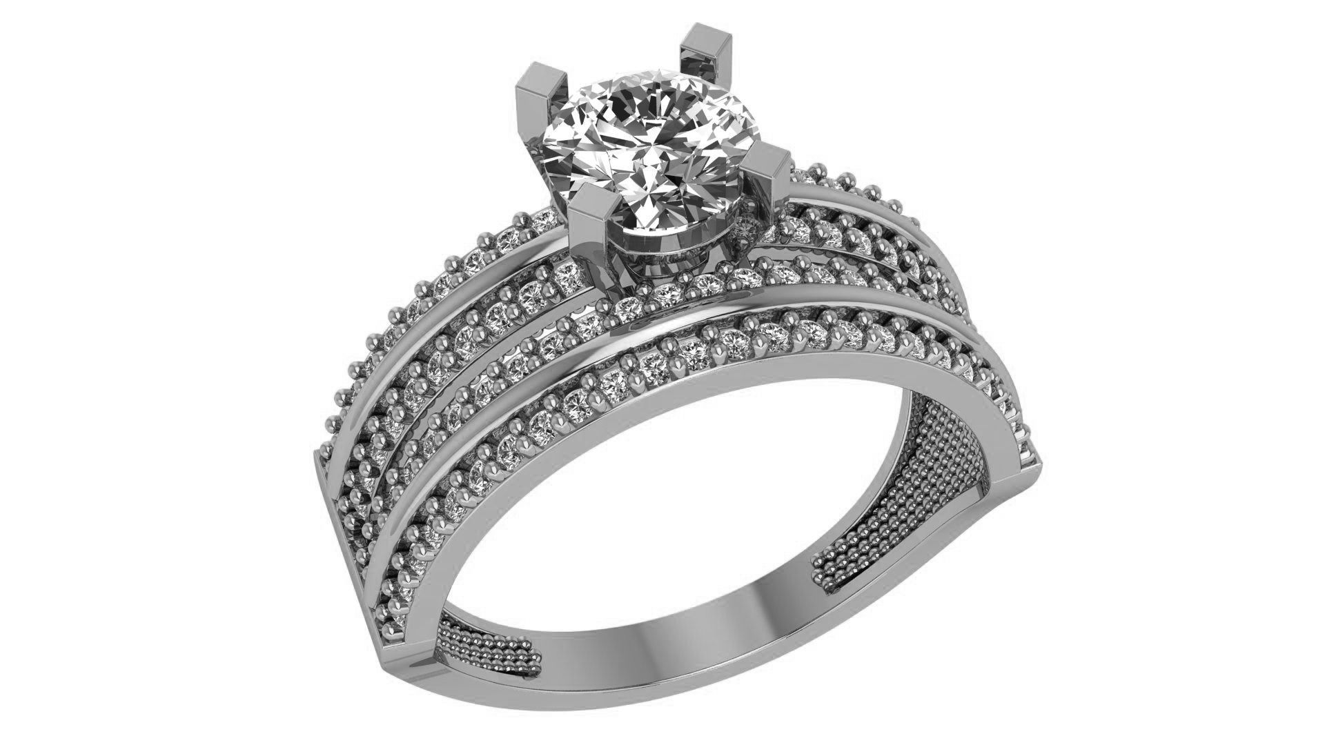 Bridal Set 3dm stl renders details  3D print model_2