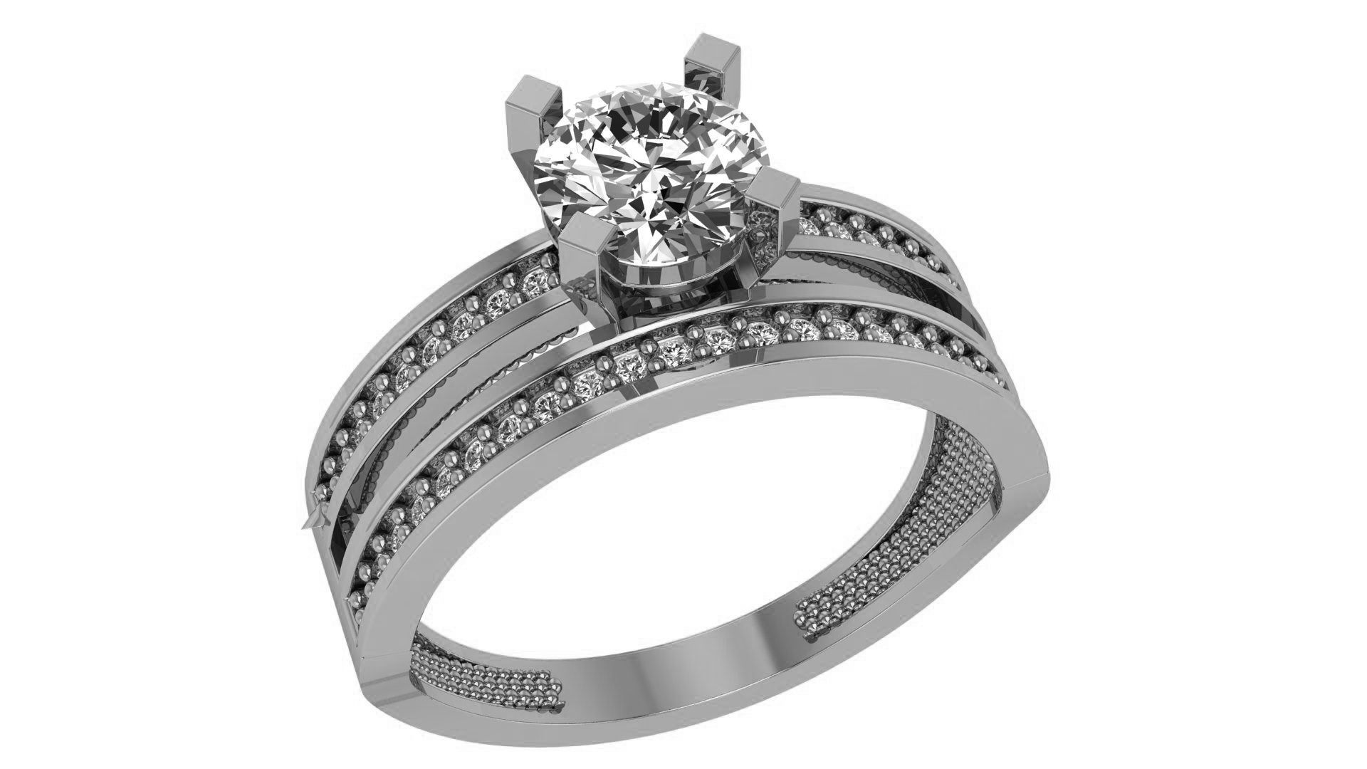 Bridal Set 3dm stl renders details 3D print model_2