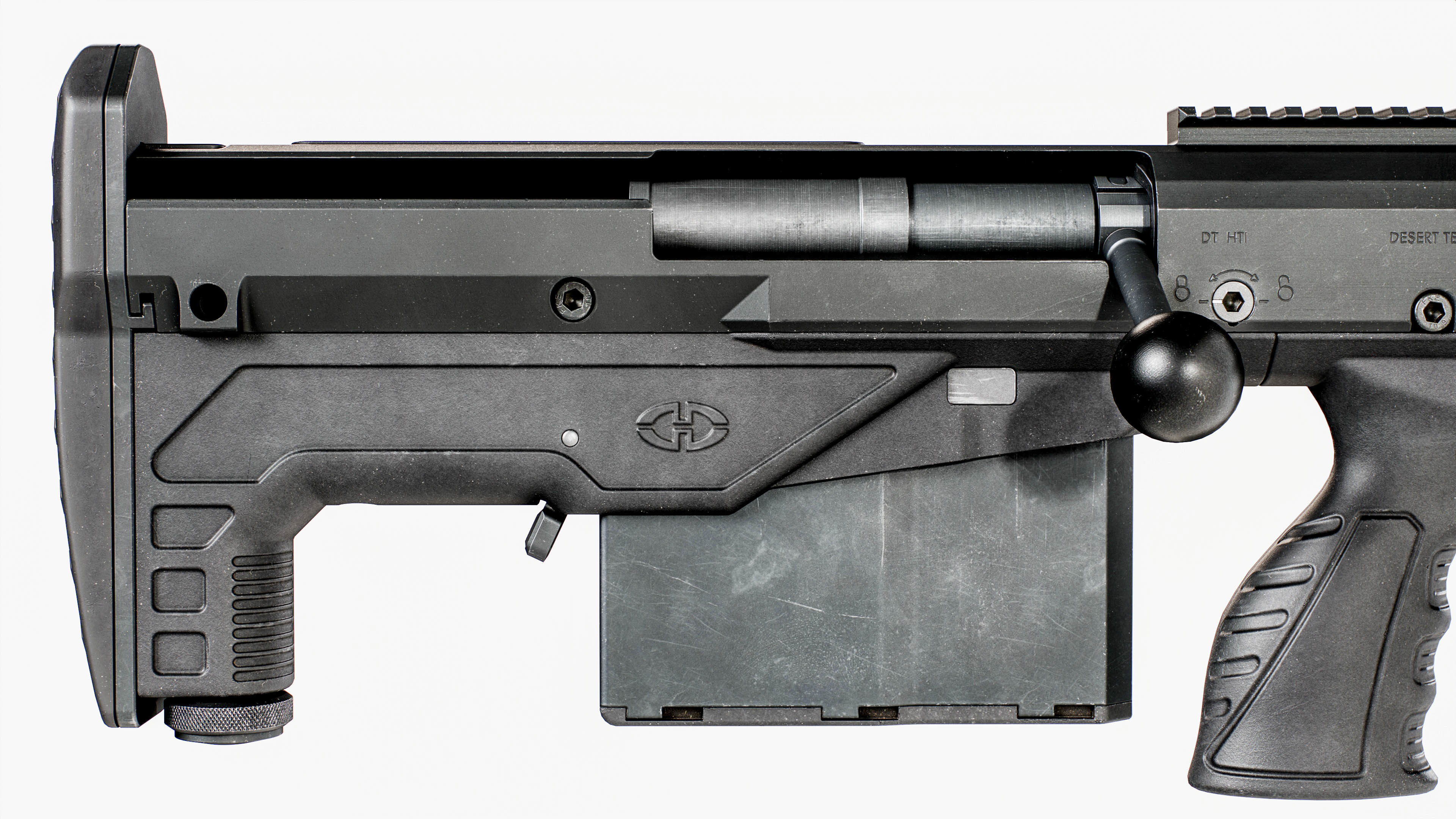 Desert Tech HTI Sniper Rifle Low-poly 3D model_25