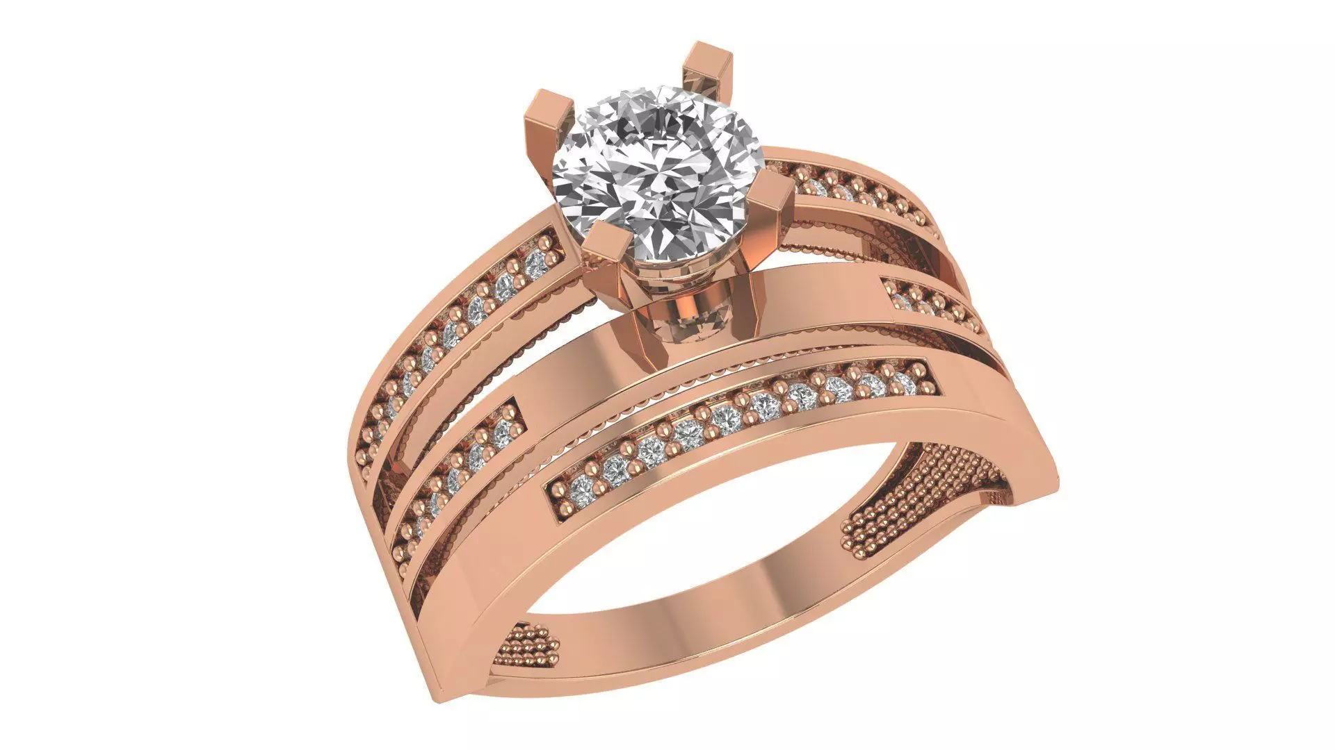 Bridal Set 3dm stl renders details  3D print model_0