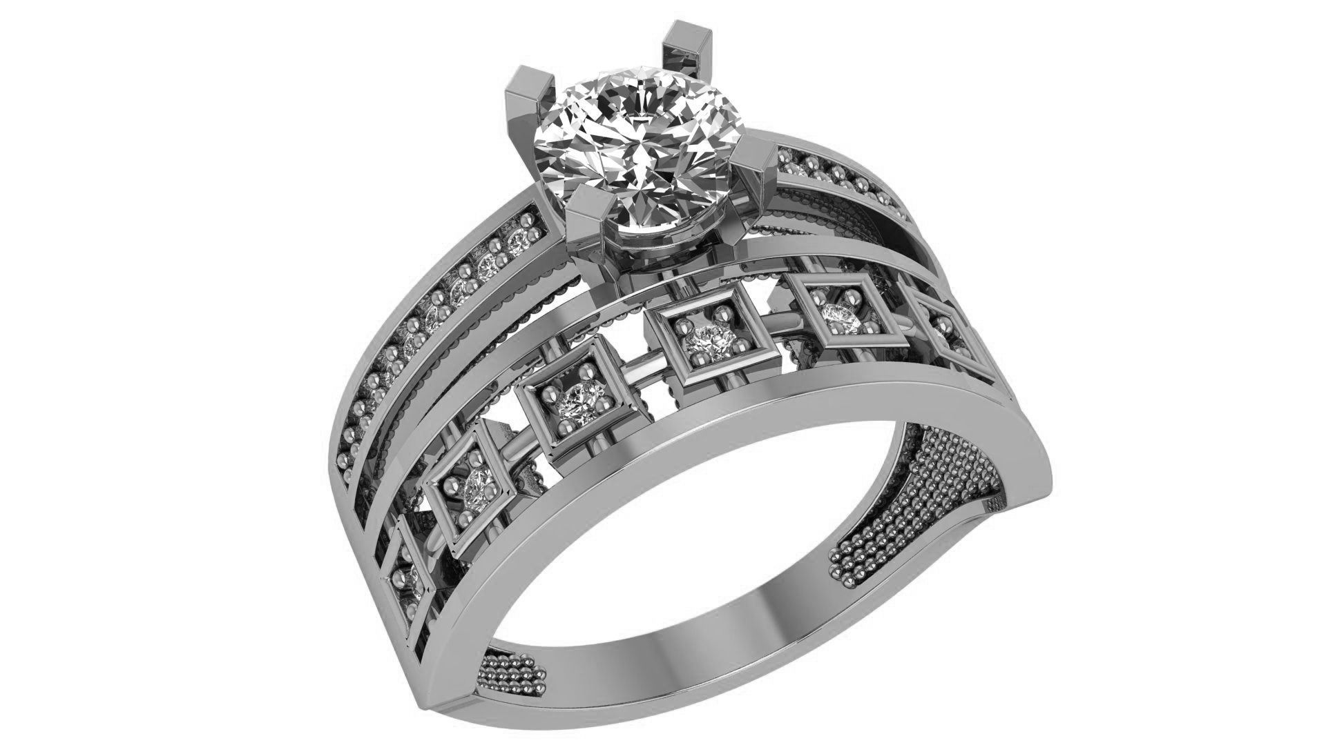 Bridal Set 3dm stl renders details  3D print model_2