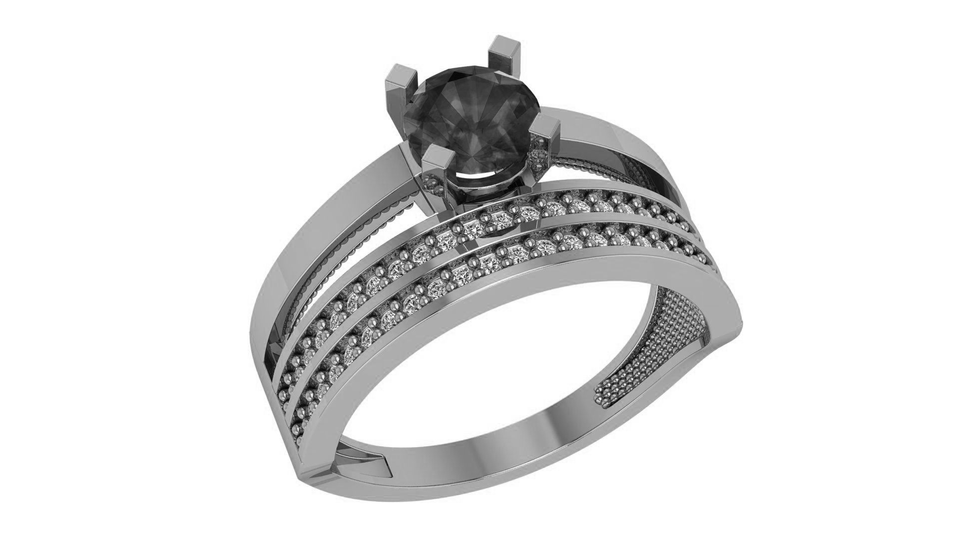 Emerald Bridal Set 3dm stl renders details 3D print model_2