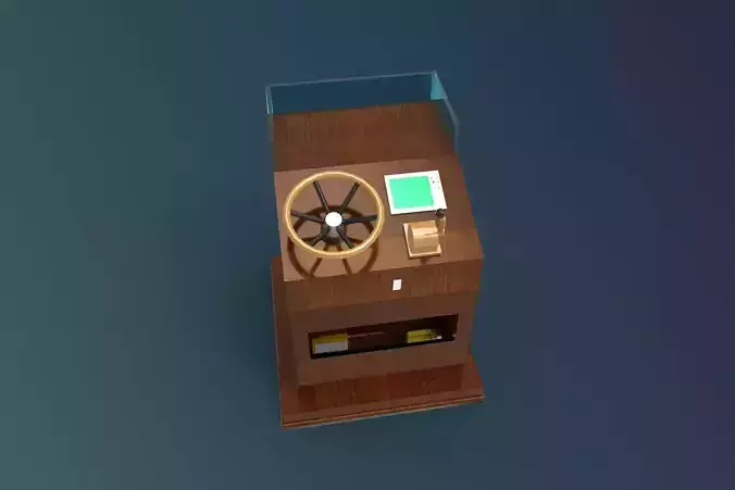 boat Navigation Steering wheel  3D print model