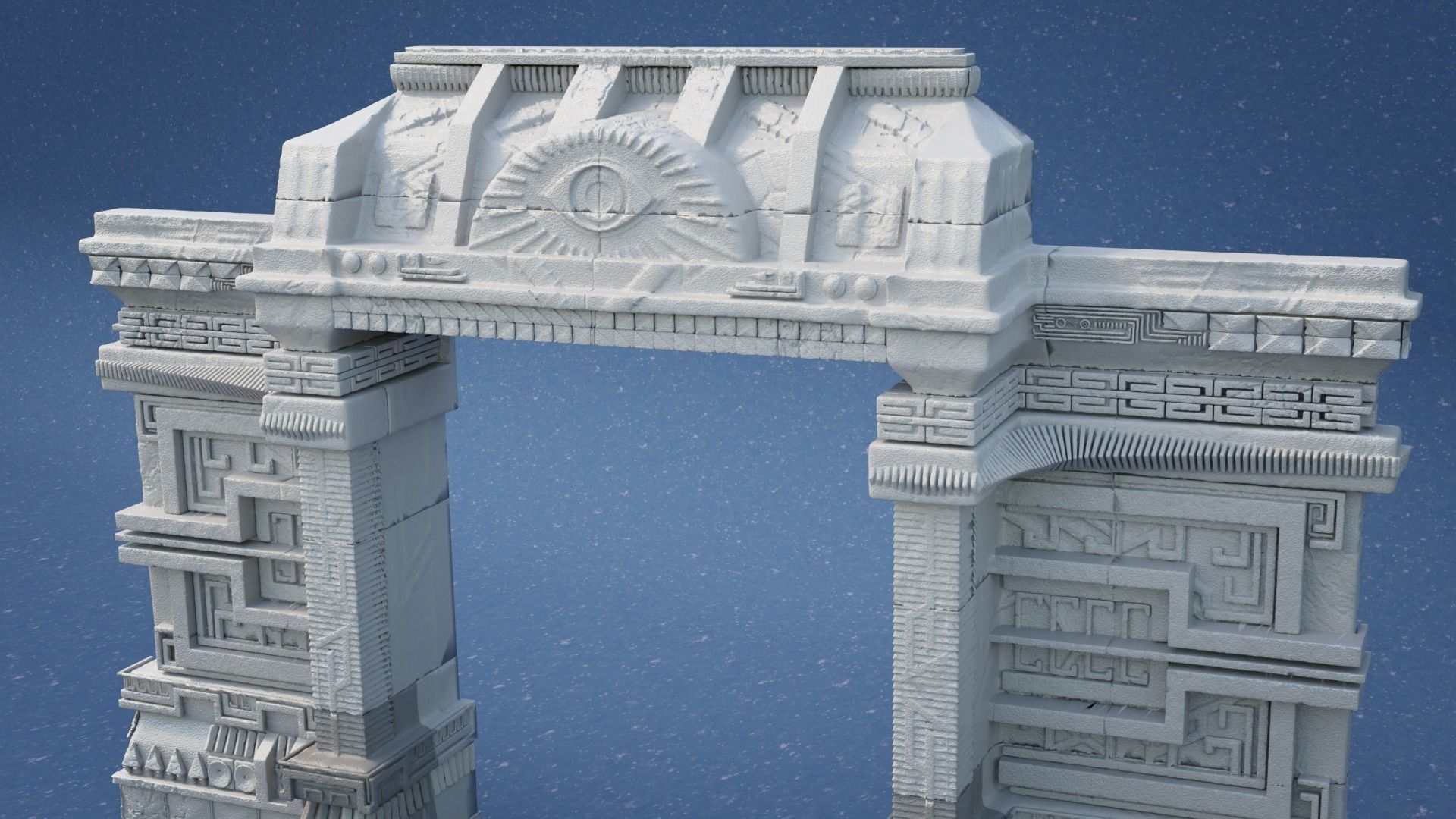 Aztec Stage Design 3D print model_4