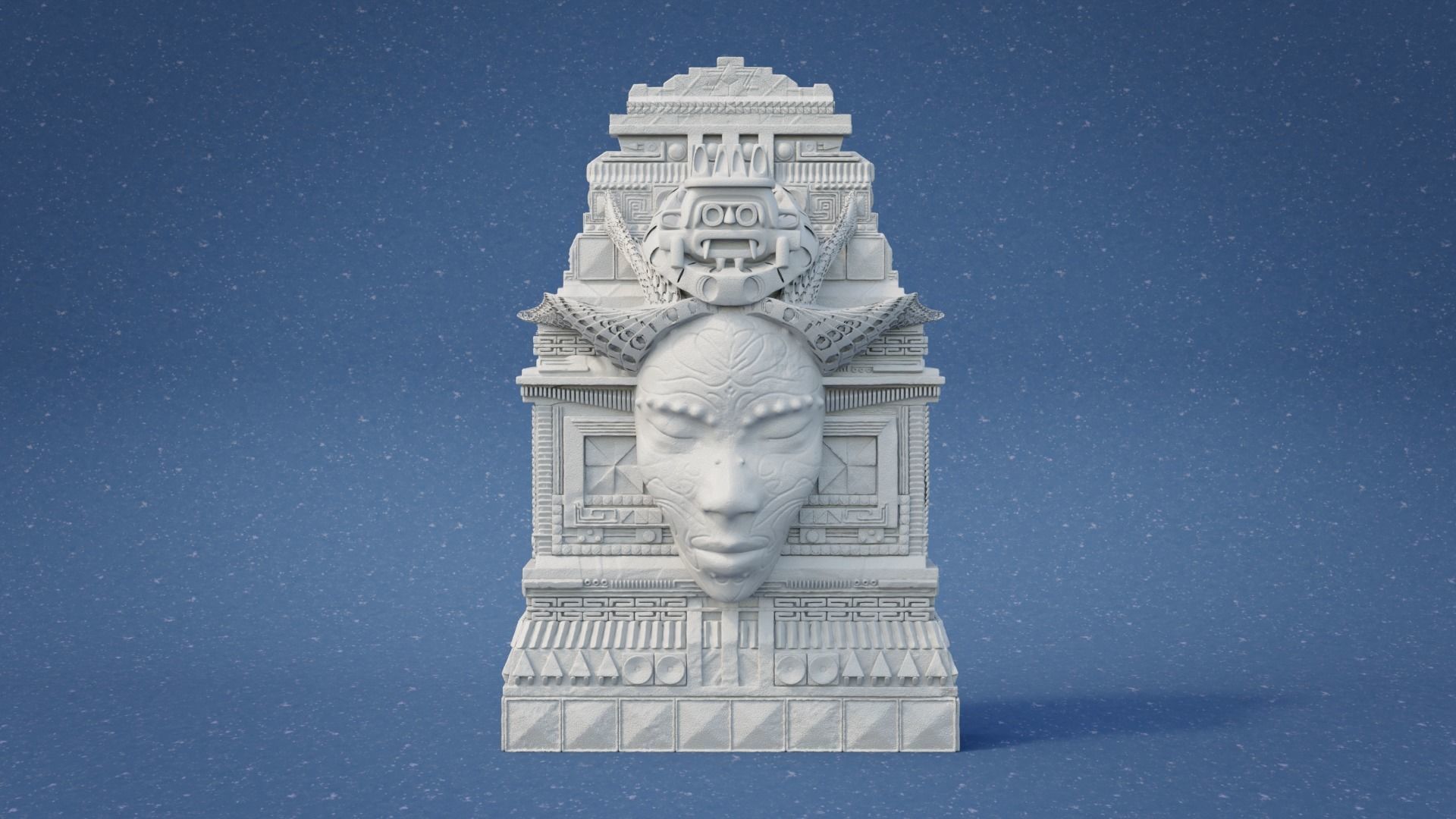 Aztec Stage Design 3D print model_12