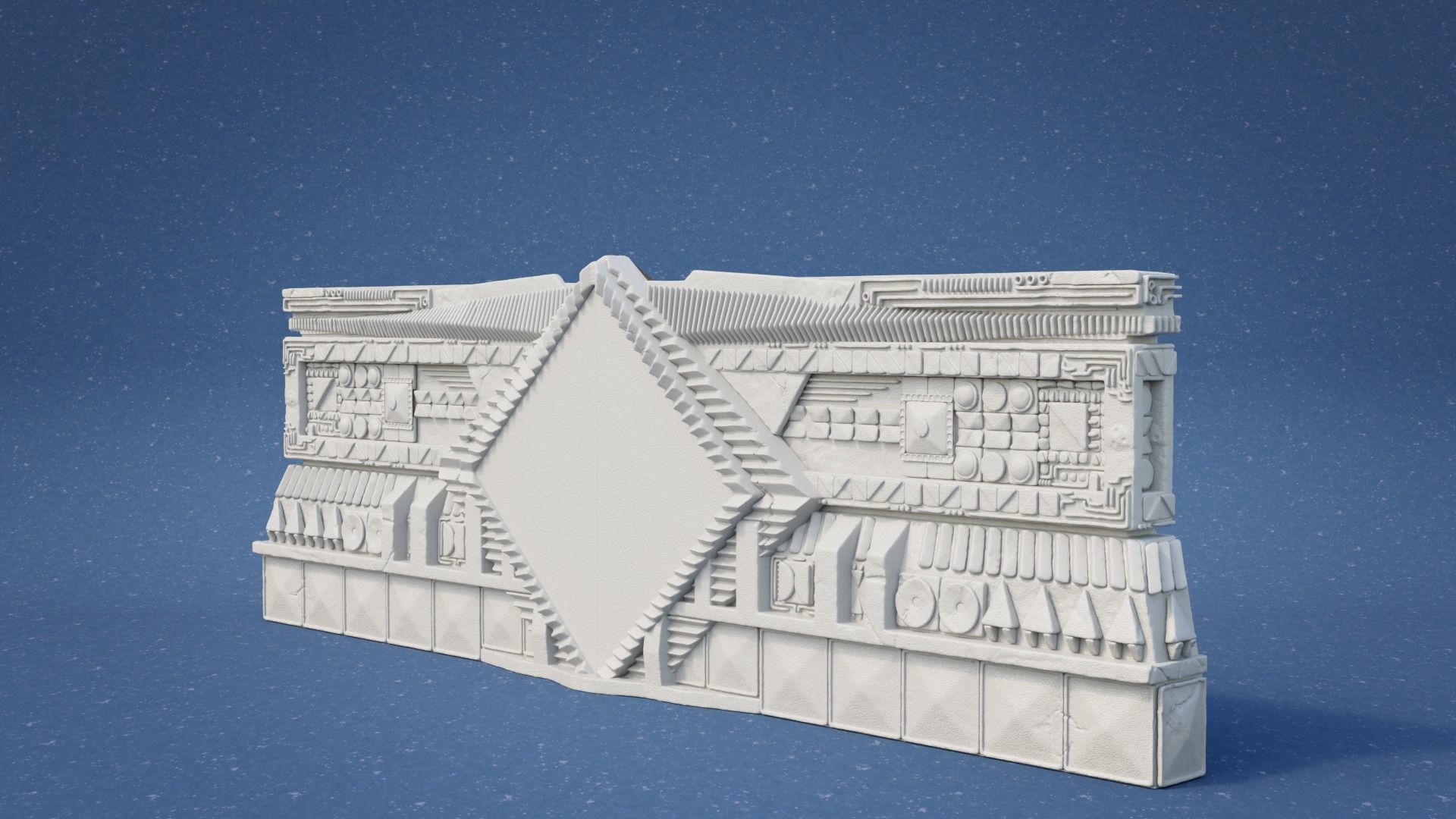Aztec Stage Design 3D print model_9