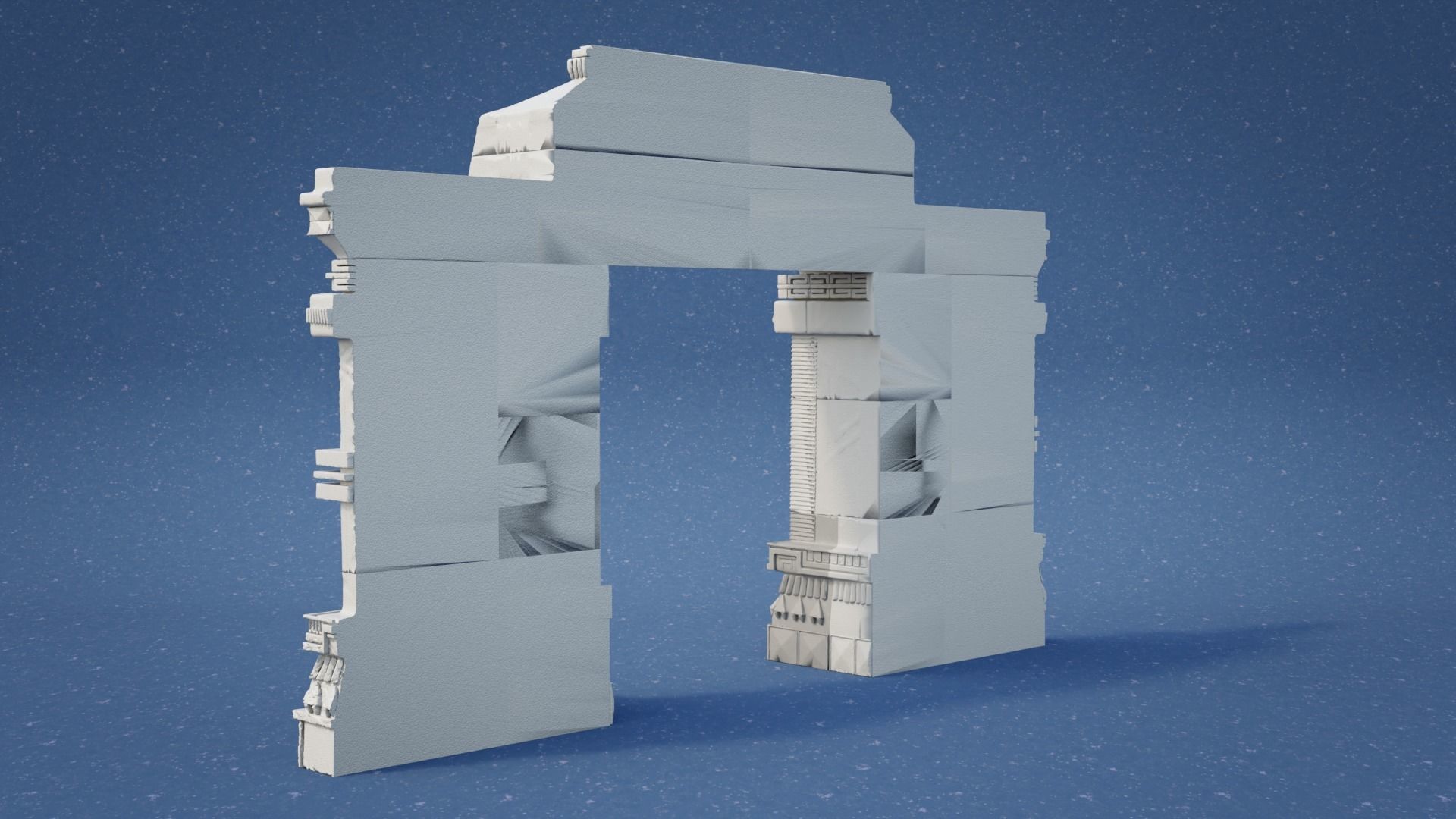 Aztec Stage Design 3D print model_6