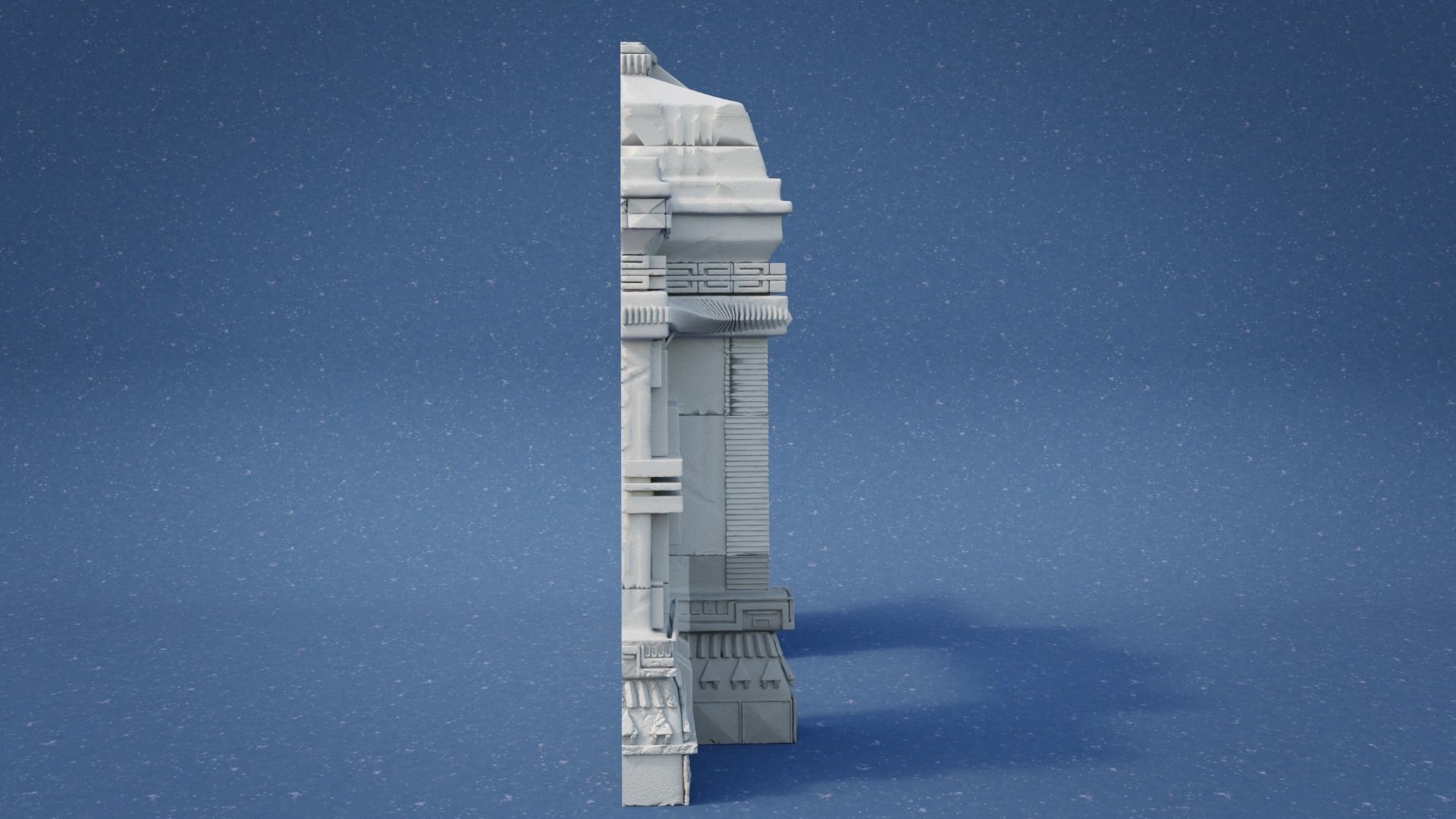 Aztec Stage Design 3D print model_7