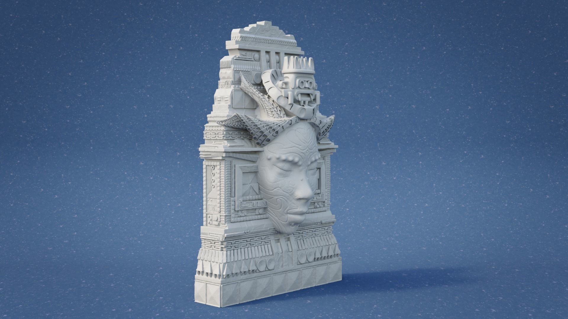 Aztec Stage Design 3D print model_13