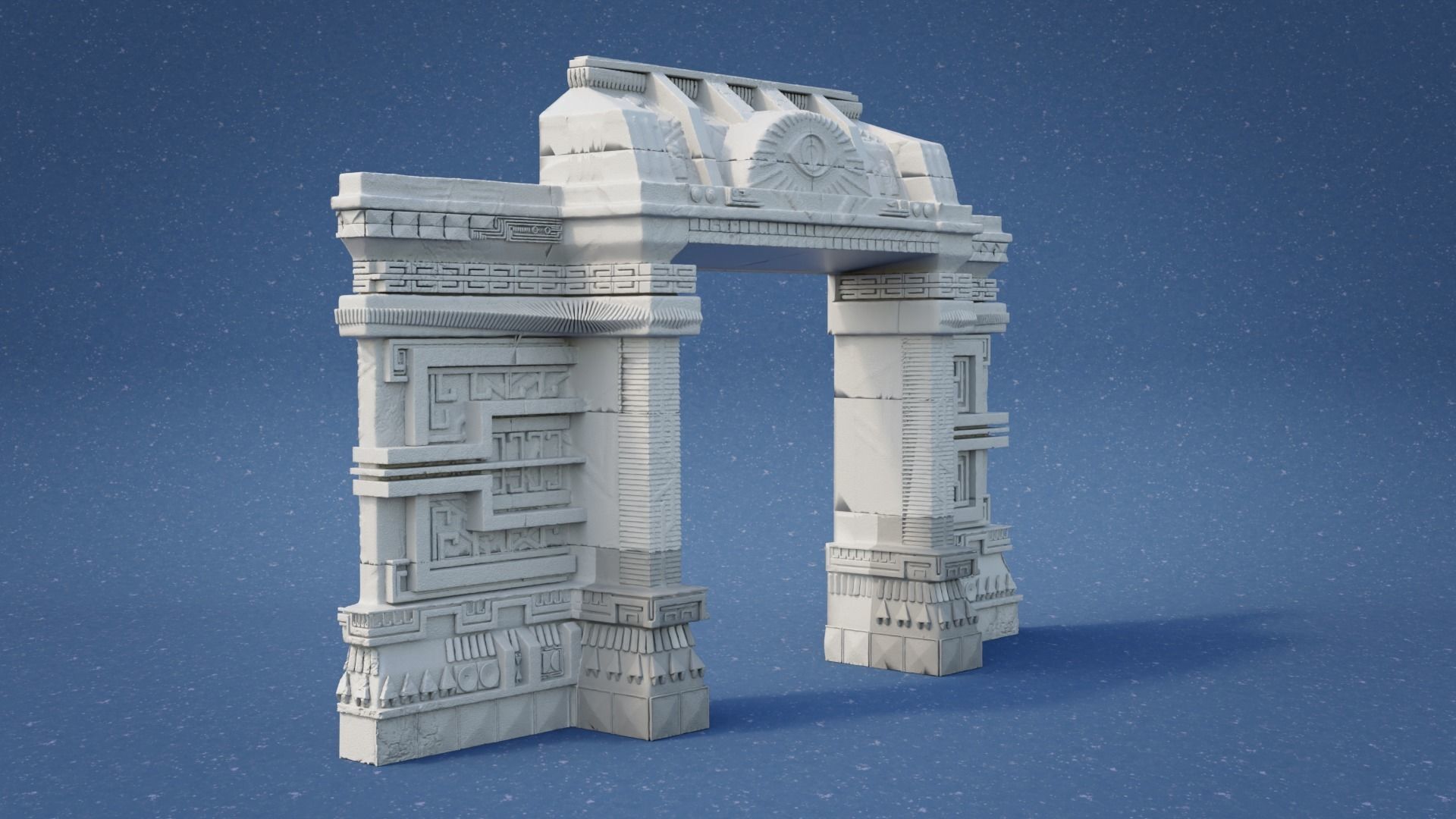 Aztec Stage Design 3D print model_5