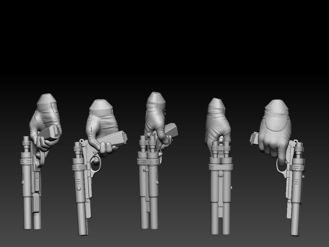 Qira  Solo  A Star Wars Story 3D print model_9