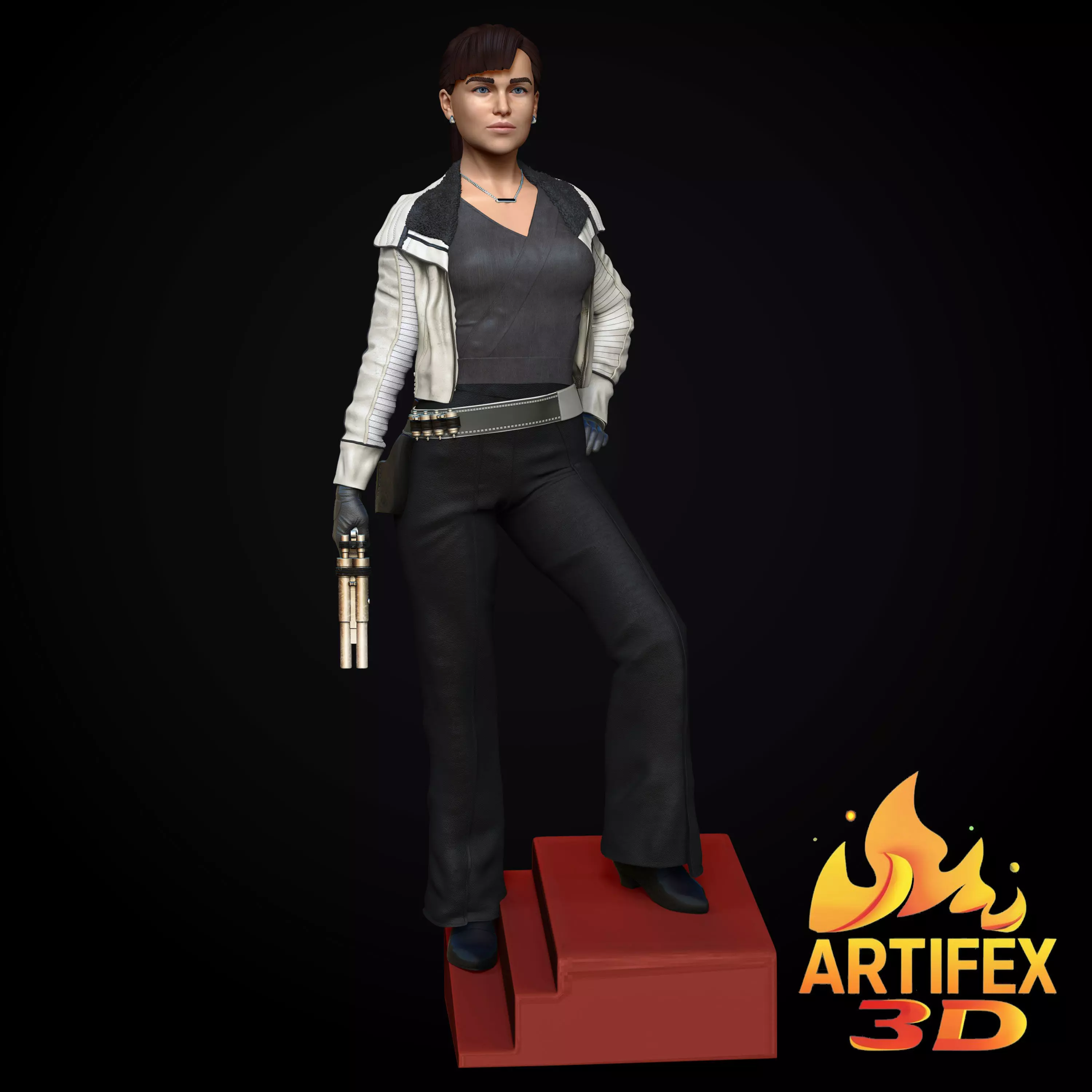 Qira  Solo  A Star Wars Story 3D print model_0