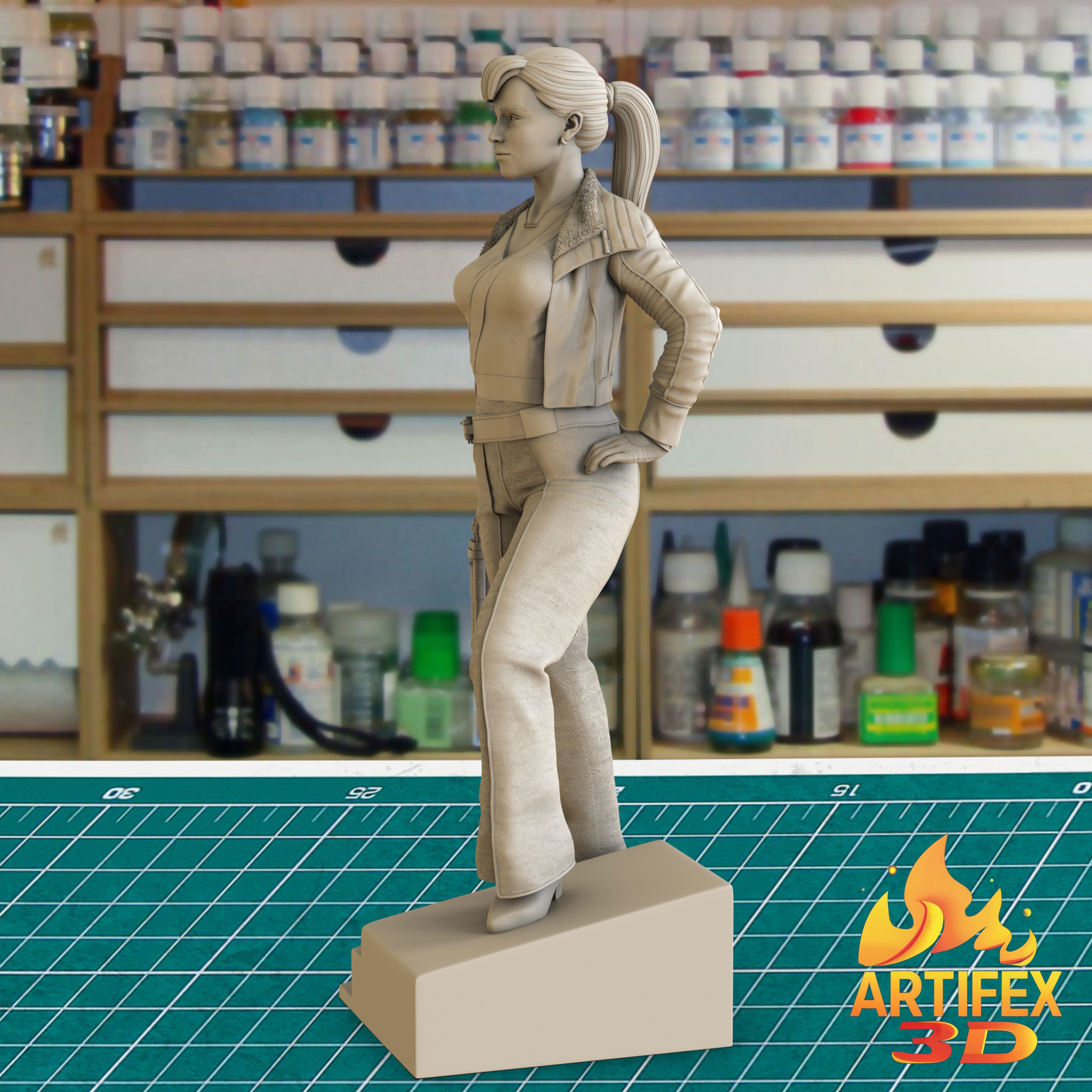 Qira  Solo  A Star Wars Story 3D print model_2