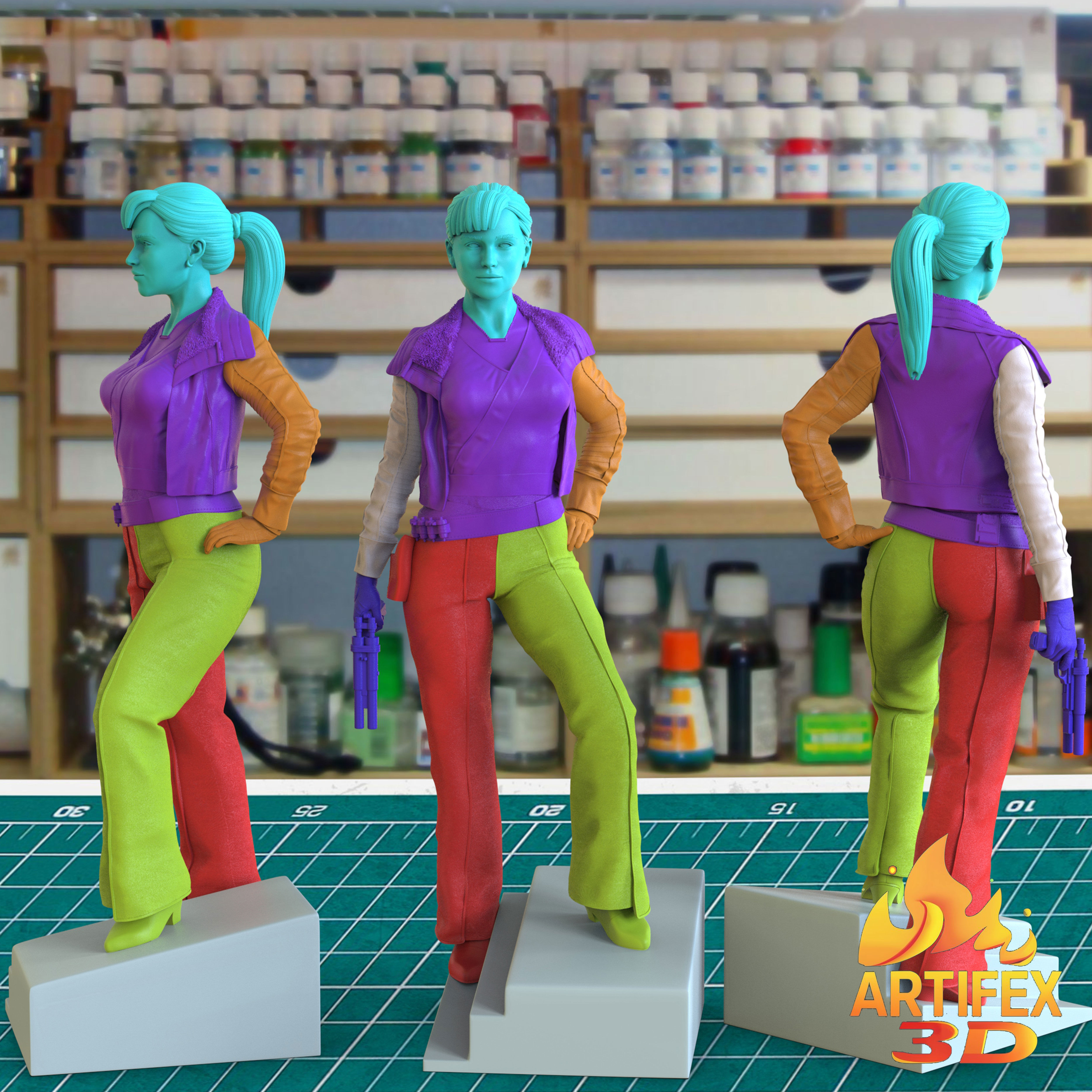 Qira  Solo  A Star Wars Story 3D print model_3