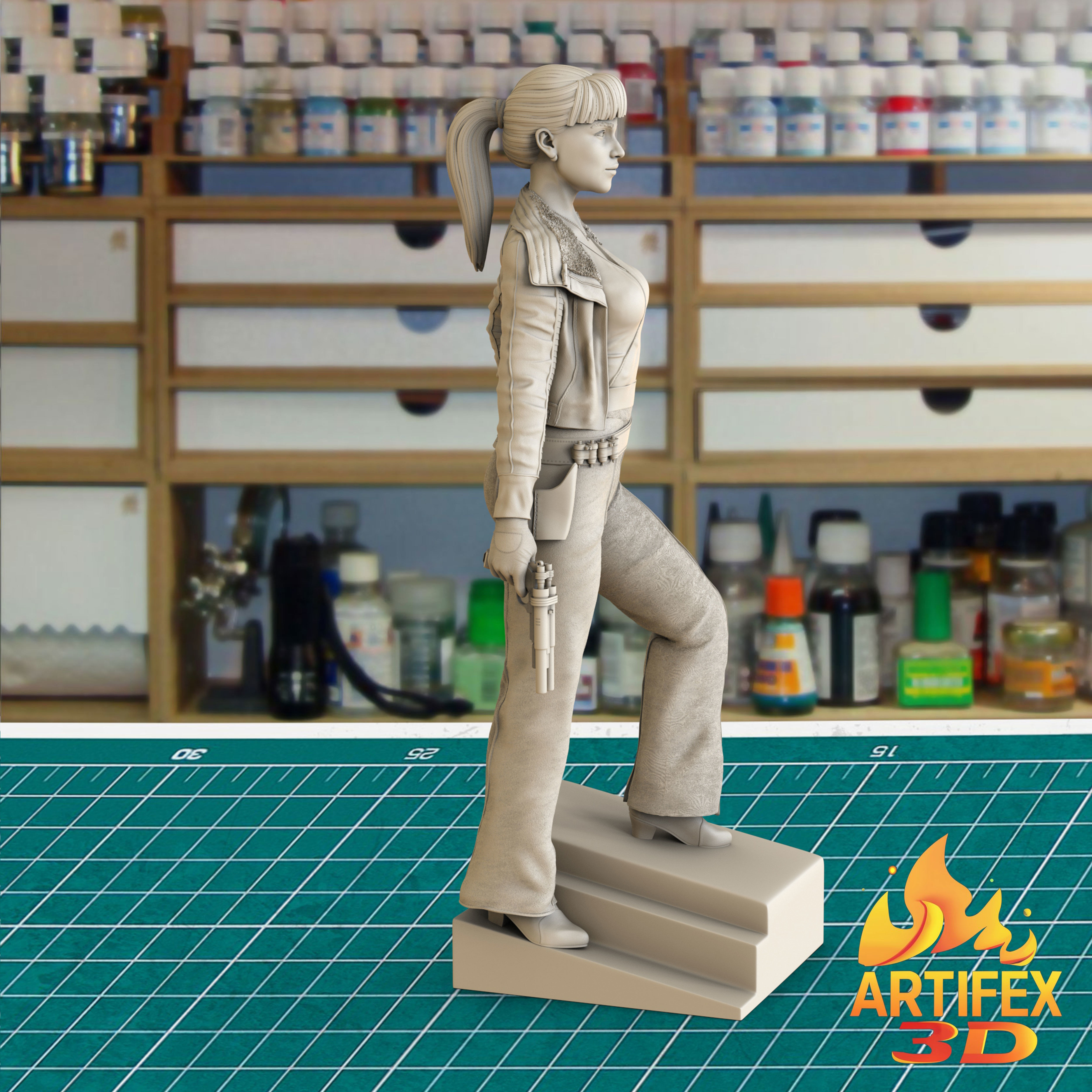 Qira  Solo  A Star Wars Story 3D print model_1