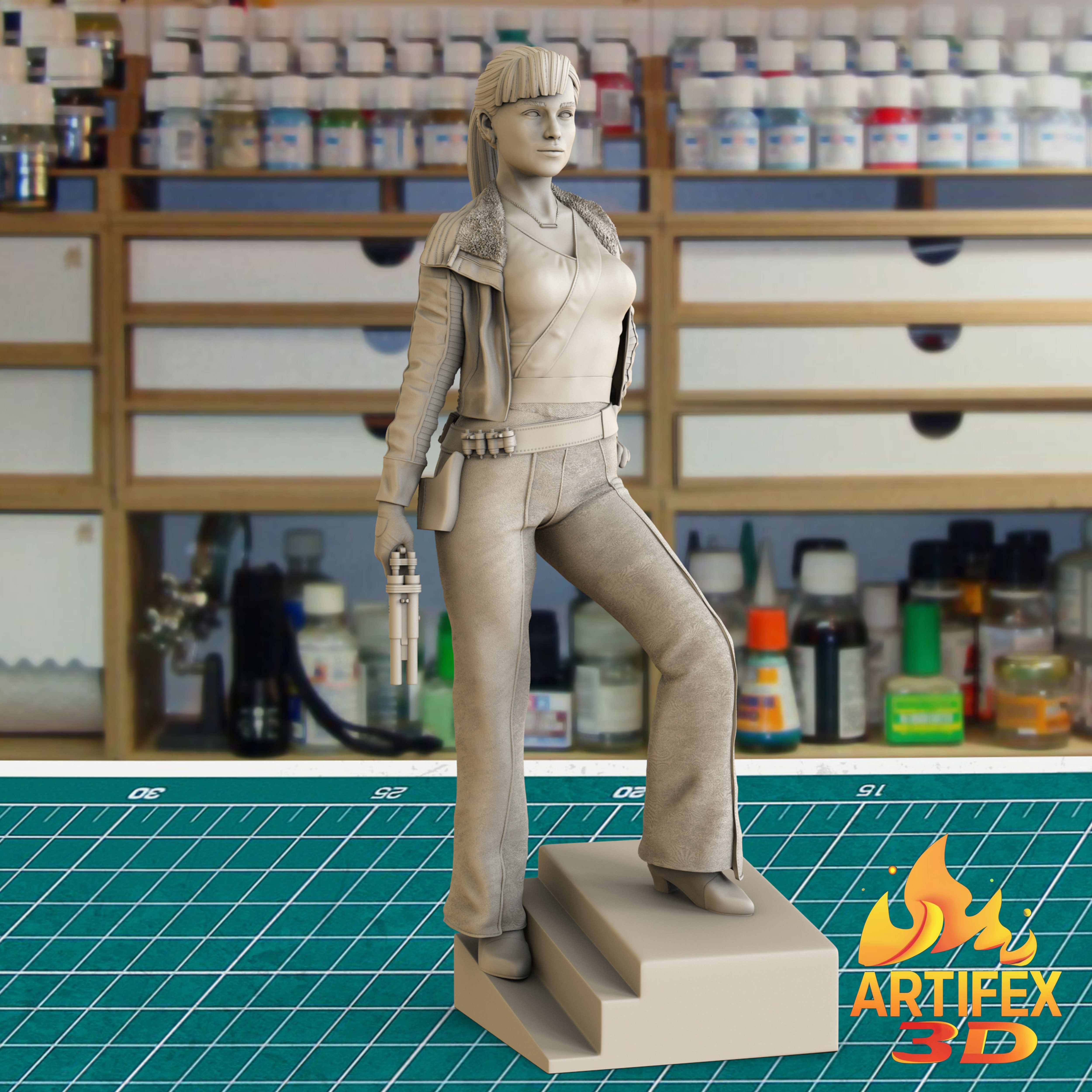 Qira  Solo  A Star Wars Story 3D print model_5