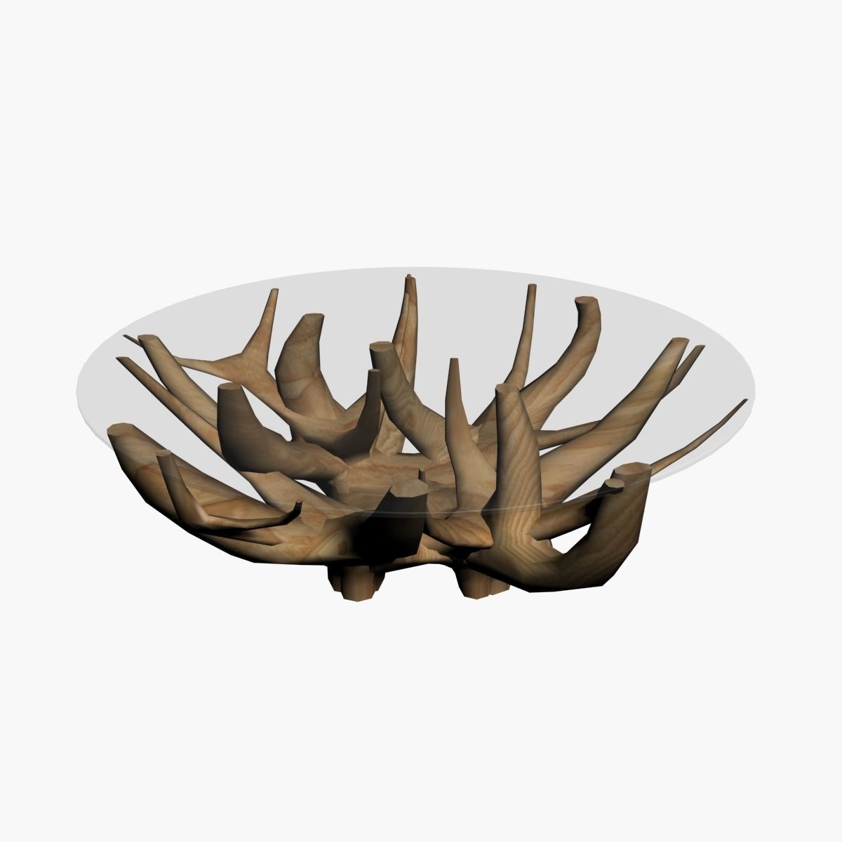 COFFEE TABLE TEAK ROOT 3D model_5
