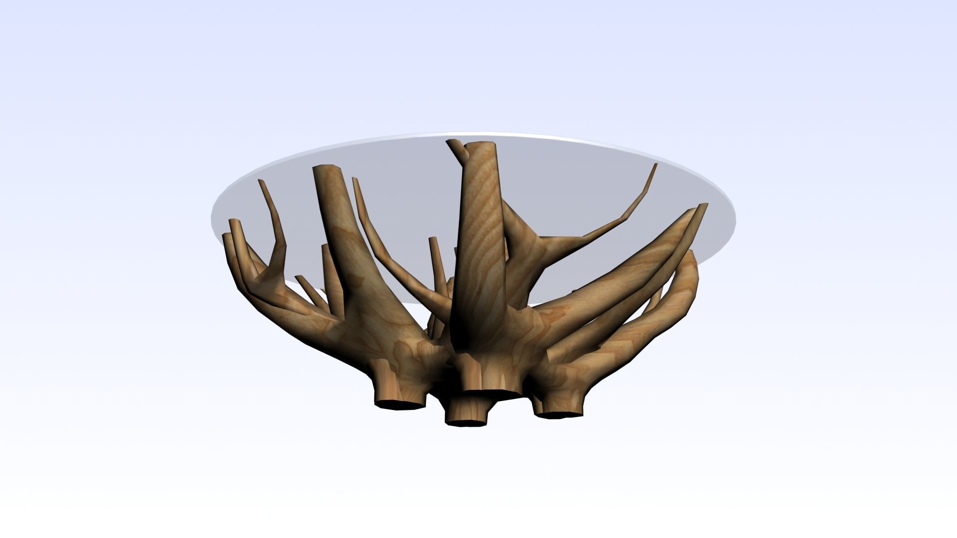 COFFEE TABLE TEAK ROOT 3D model_3
