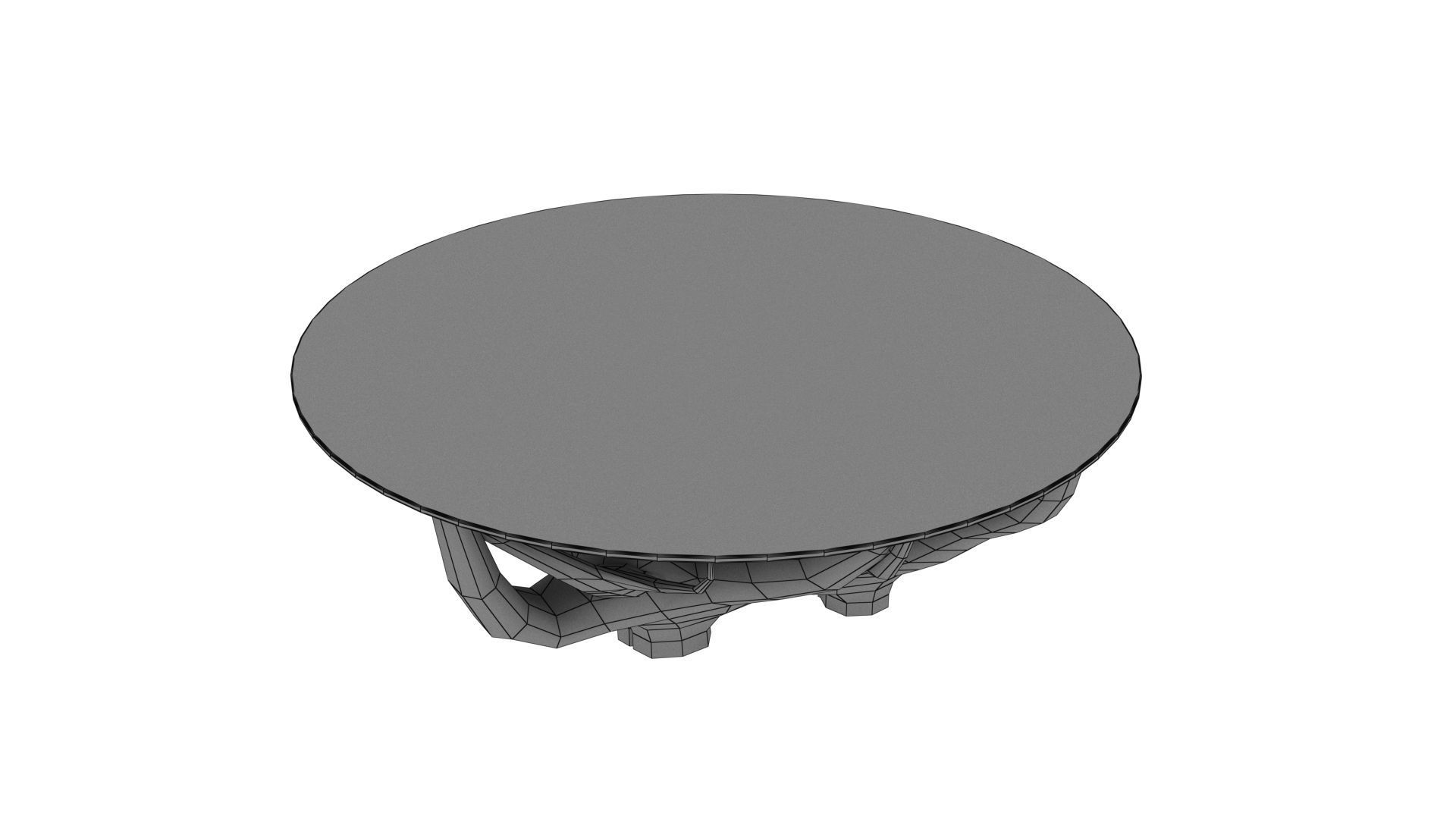 COFFEE TABLE TEAK ROOT 3D model_6