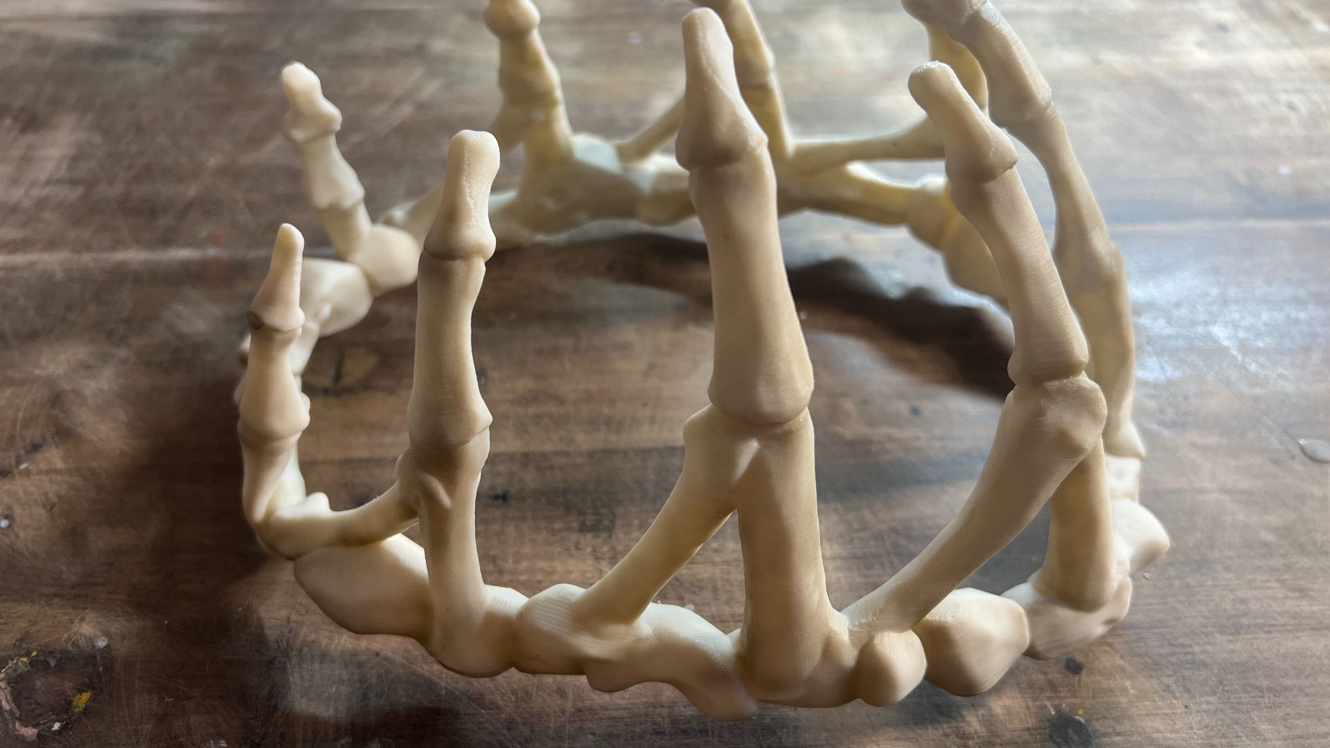 Skeletal Bone Crown 3D Print Model 3D print model_3