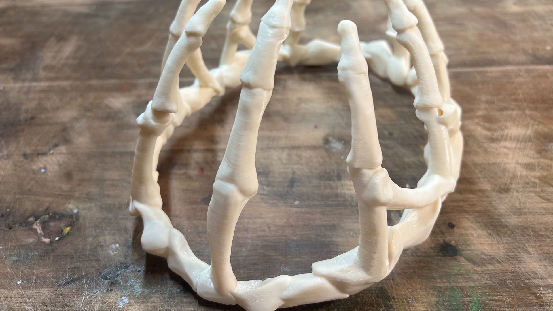 Skeletal Bone Crown 3D Print Model 3D print model_7