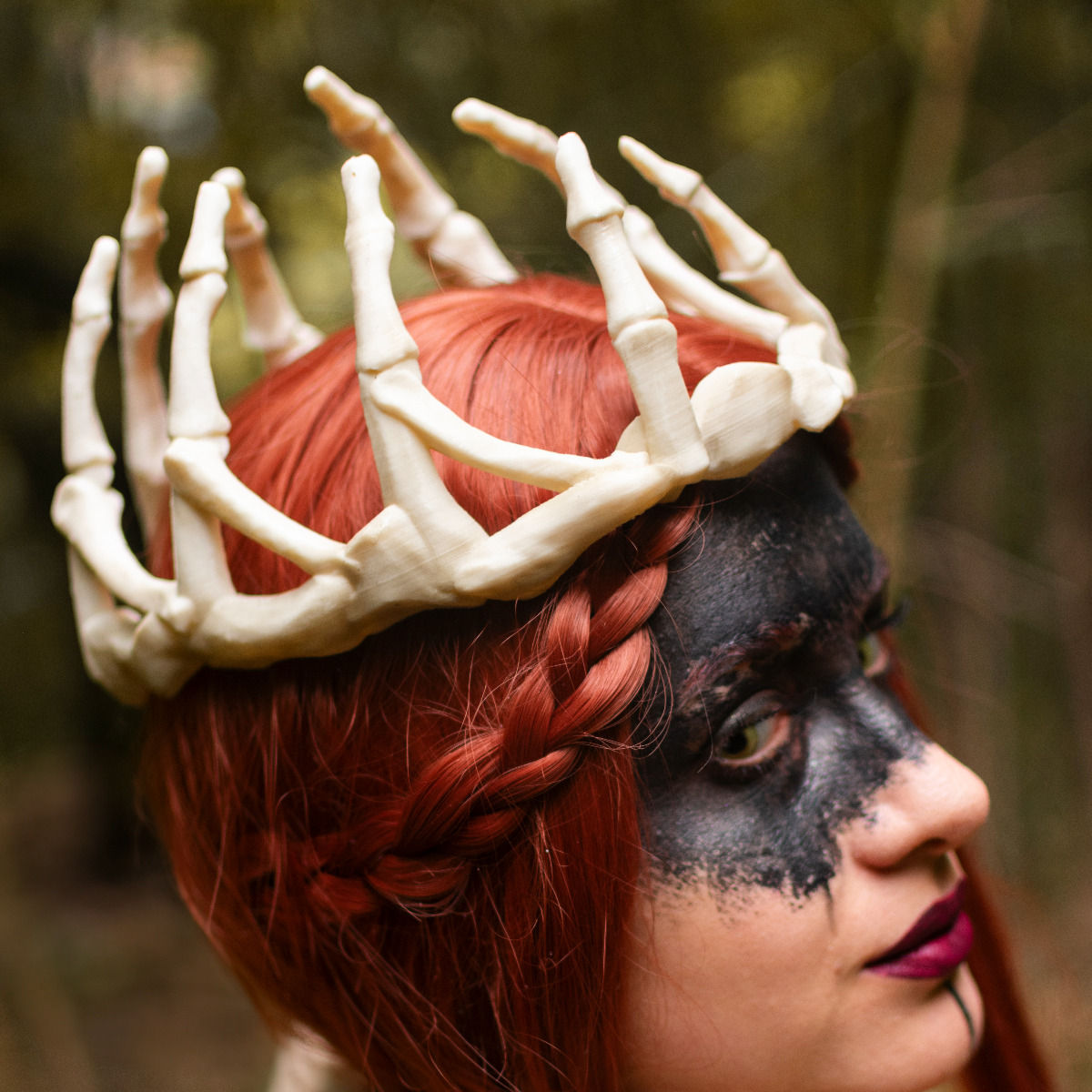 Skeletal Bone Crown 3D Print Model 3D print model_2