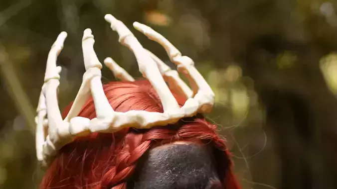 Skeletal Bone Crown 3D Print Model 3D print model Skeletal Bone Crown 3D Print Model 3D print model