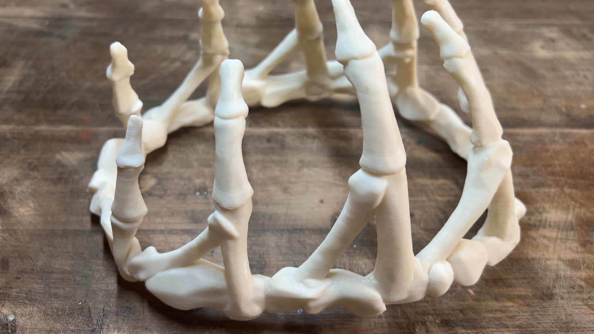 Skeletal Bone Crown 3D Print Model 3D print model_5