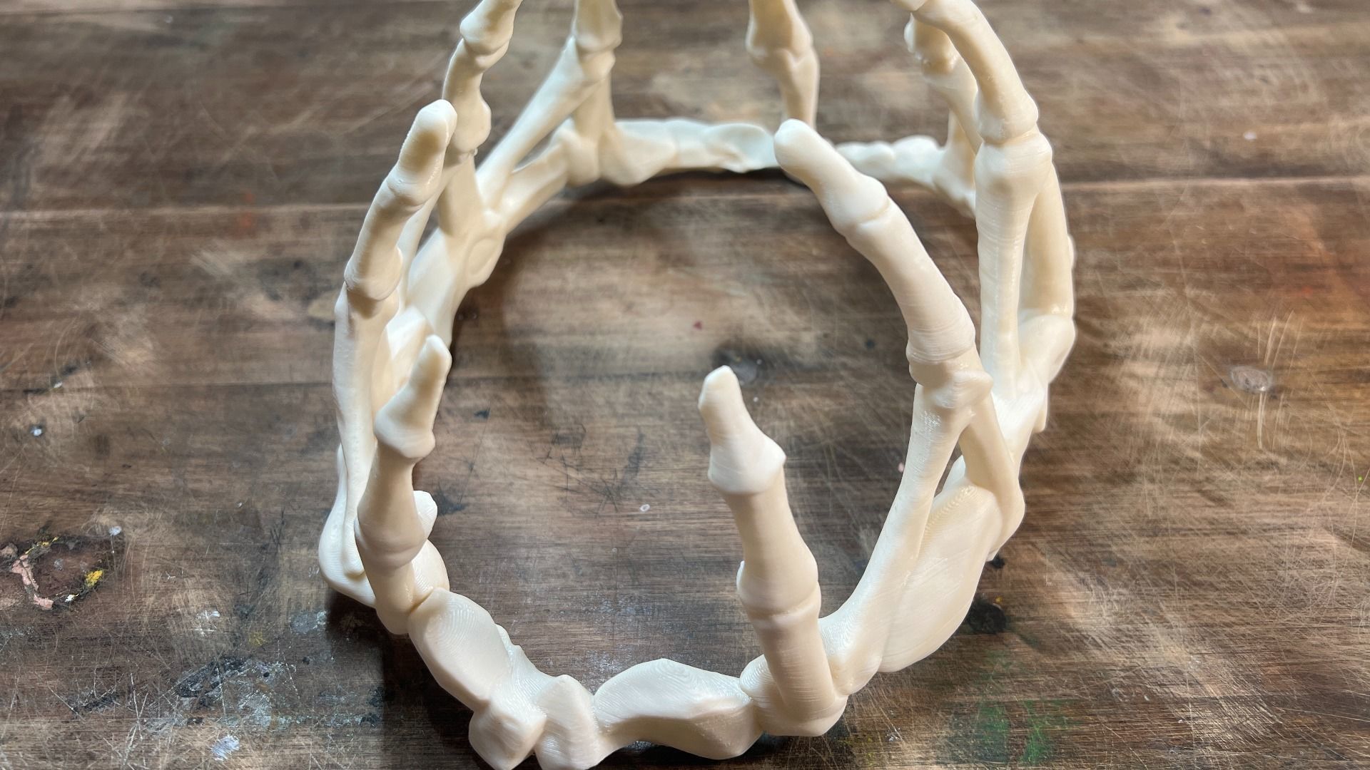 Skeletal Bone Crown 3D Print Model 3D print model_8