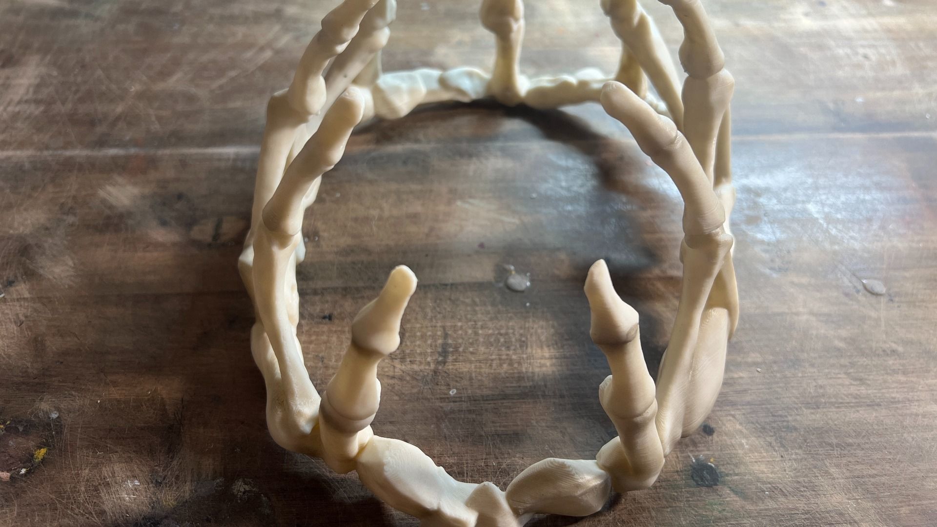 Skeletal Bone Crown 3D Print Model 3D print model_4