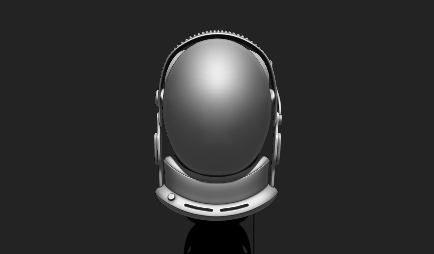 VR Headset and Accessories - VR Vision Pro Style Low-poly 3D model_6